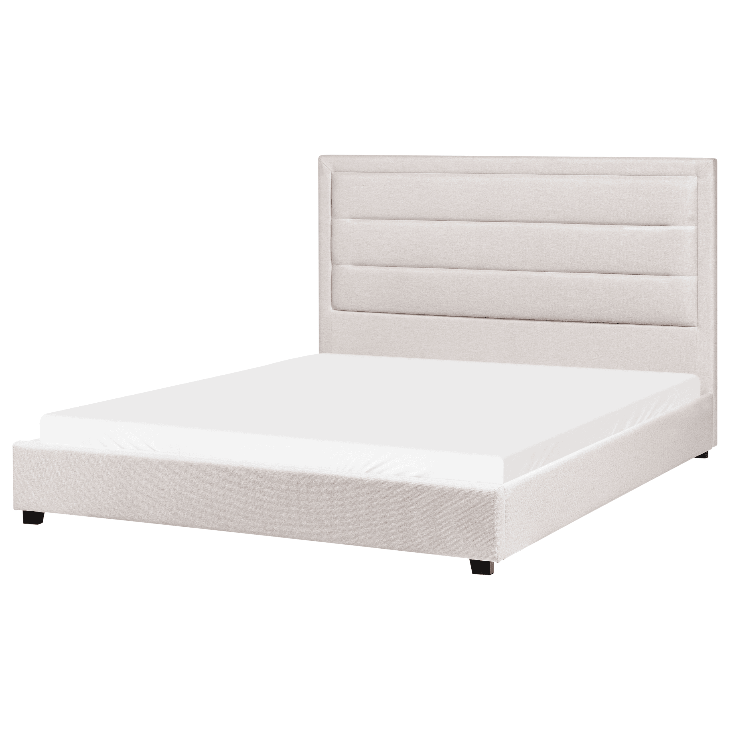 Sänky kangas ROUEN 160 x 200 cm Vaaleanbeige