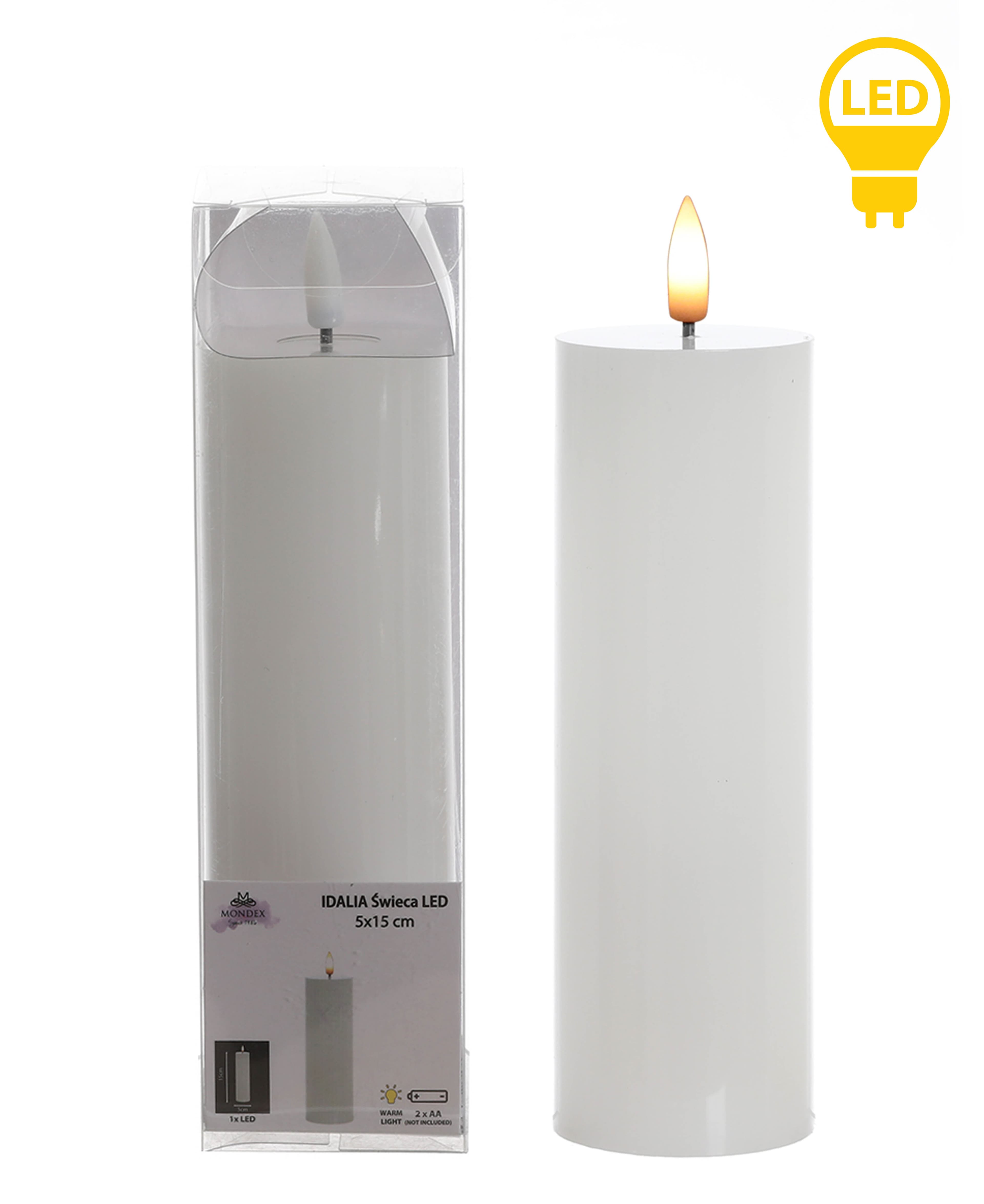 LED-kynttilä Prima IDALIA 5xh18 cm 1 kpl