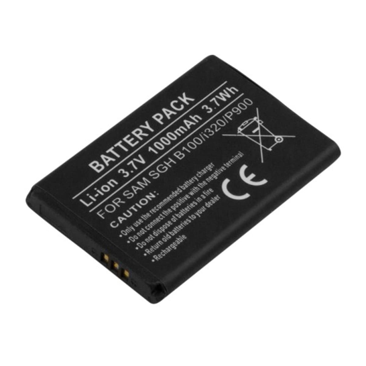 Akku Samsung SGH B100 / i320 / P900 Li-ion 3.7V 1000mAh 3.7Wh – Avizar