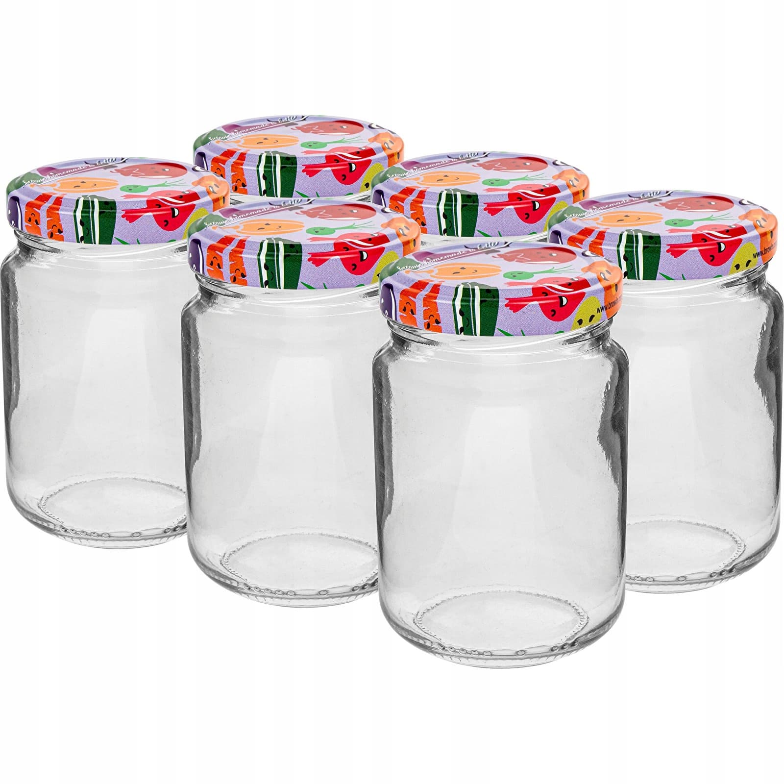 Kierrekorkilla varustettu lasipurkki TO fi53 156ml - 6 kpl – Browin