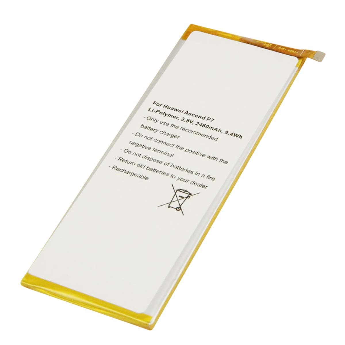Akku Li-Polymer 3,8V Huawei Ascend P7 yhteensopiva HB3543B4EBW – Avizar