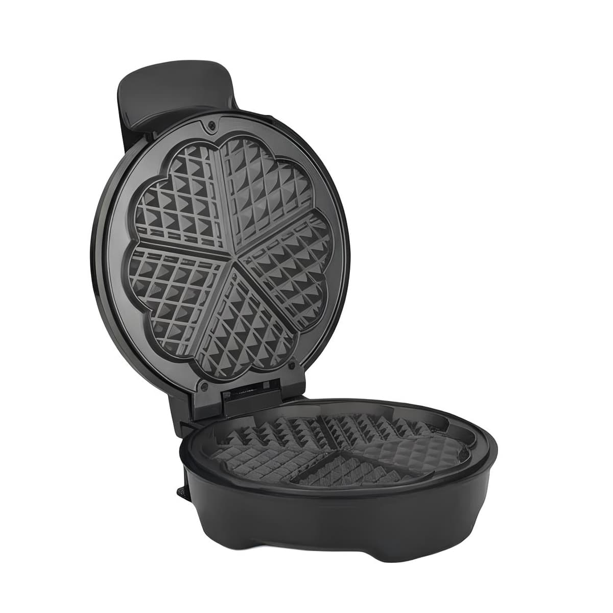 Sähköinen vohvelirauta 1000W, tarttumaton kaksoislevy sydämen muodossa – Avizar