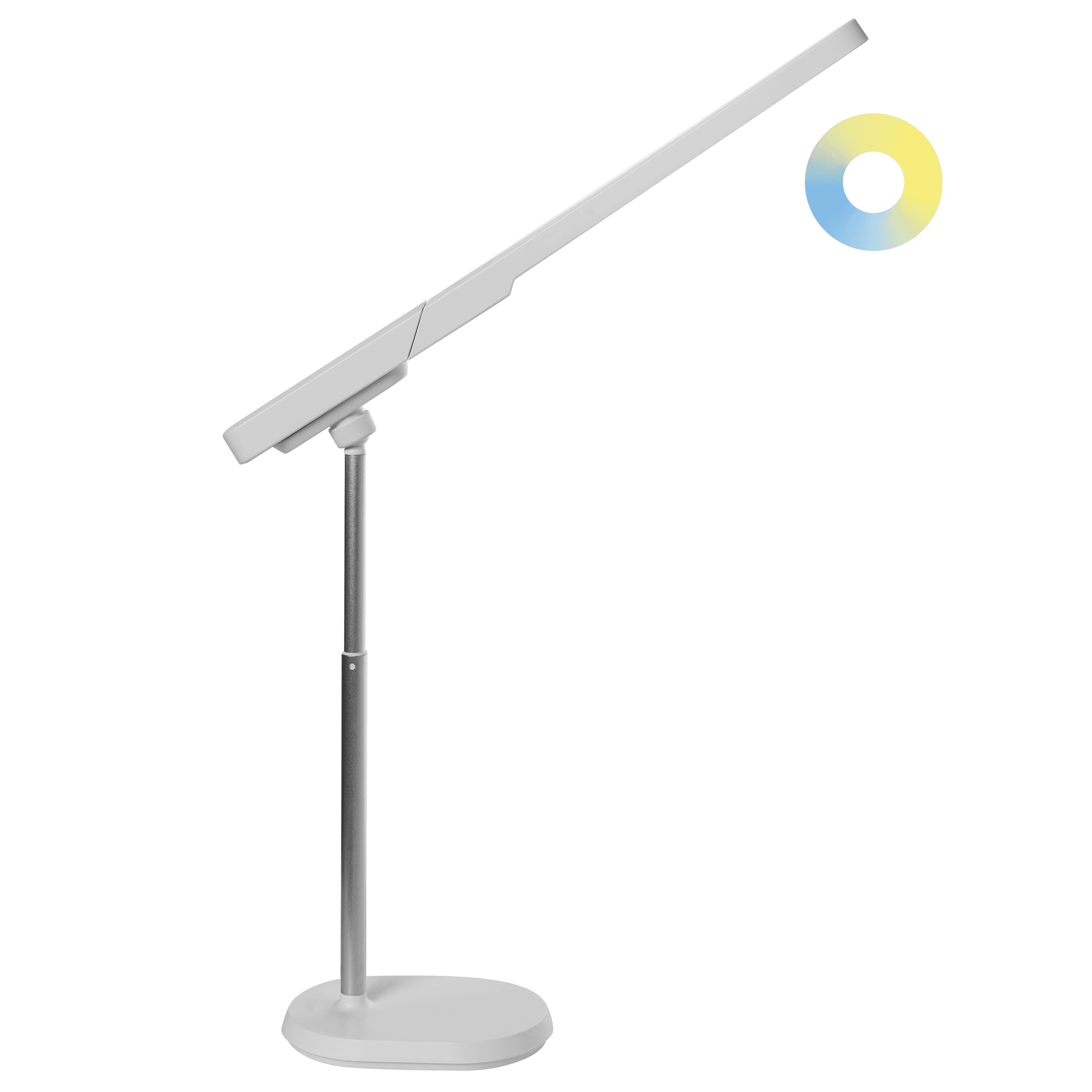 Työpöydän LED-valaisin TUCANA himmentimellä Valkoinen – Beliani