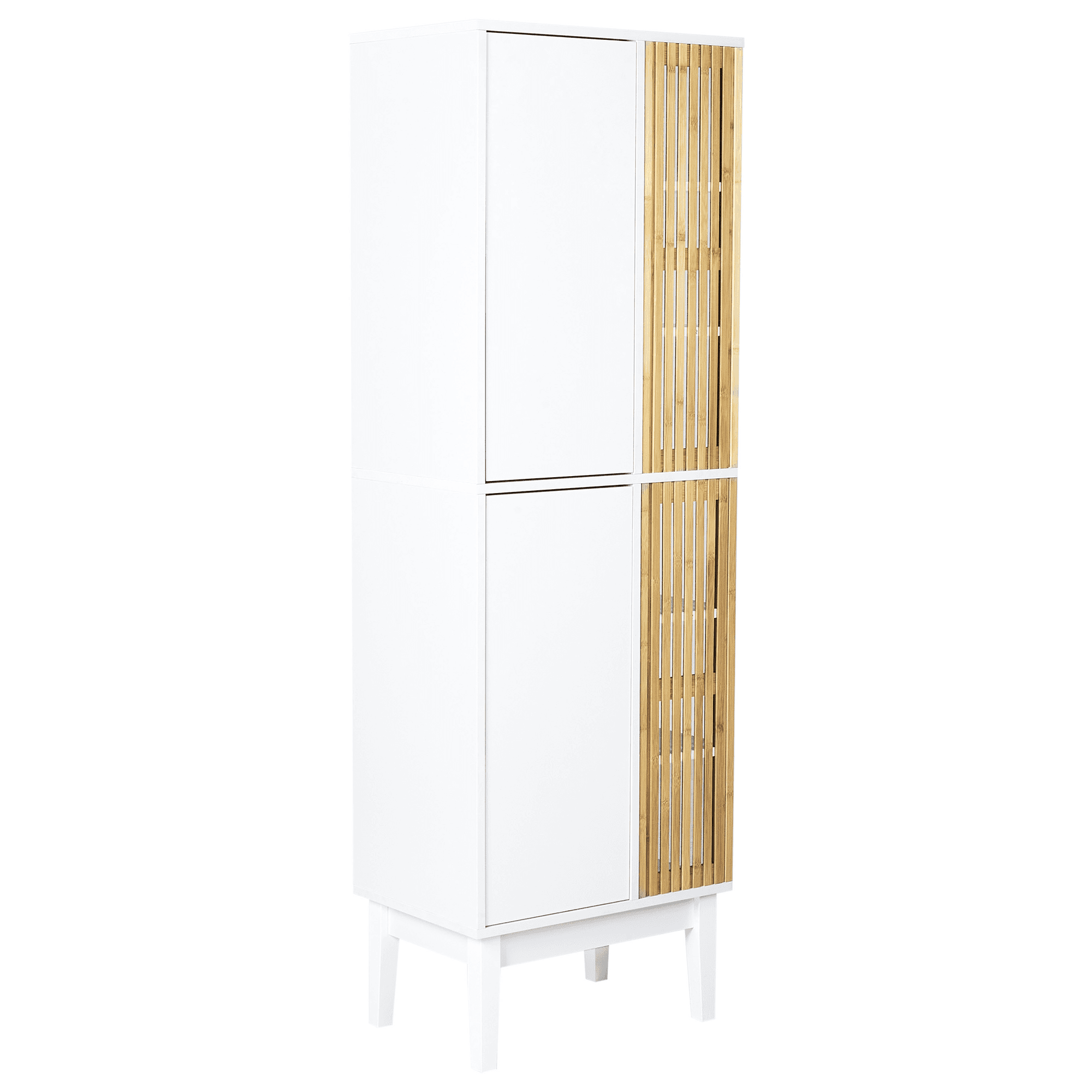 Kylpyhuoneen kaappi NUBES 52 cm Valkoinen – Beliani