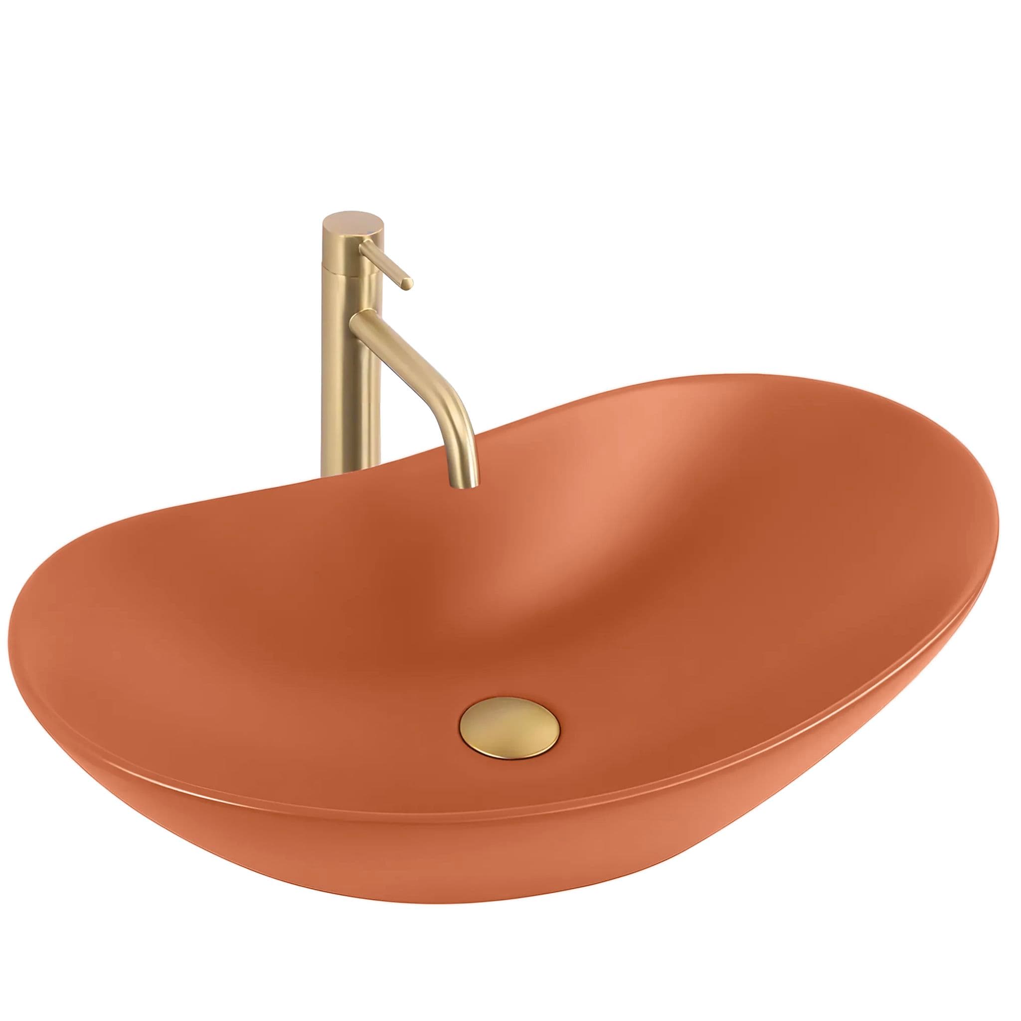 REA Malja-allas Royal Cinnamon Matt Oranssi, 61,5X35,5X15,5CM