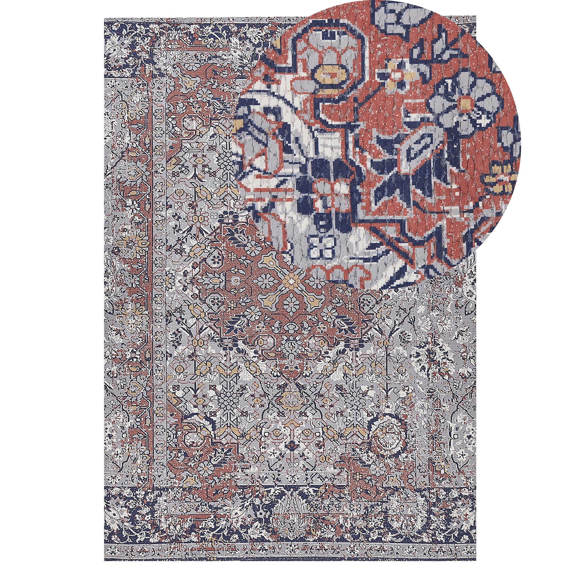 Matto KORGAN Monivärinen 140 x 200 cm – Beliani