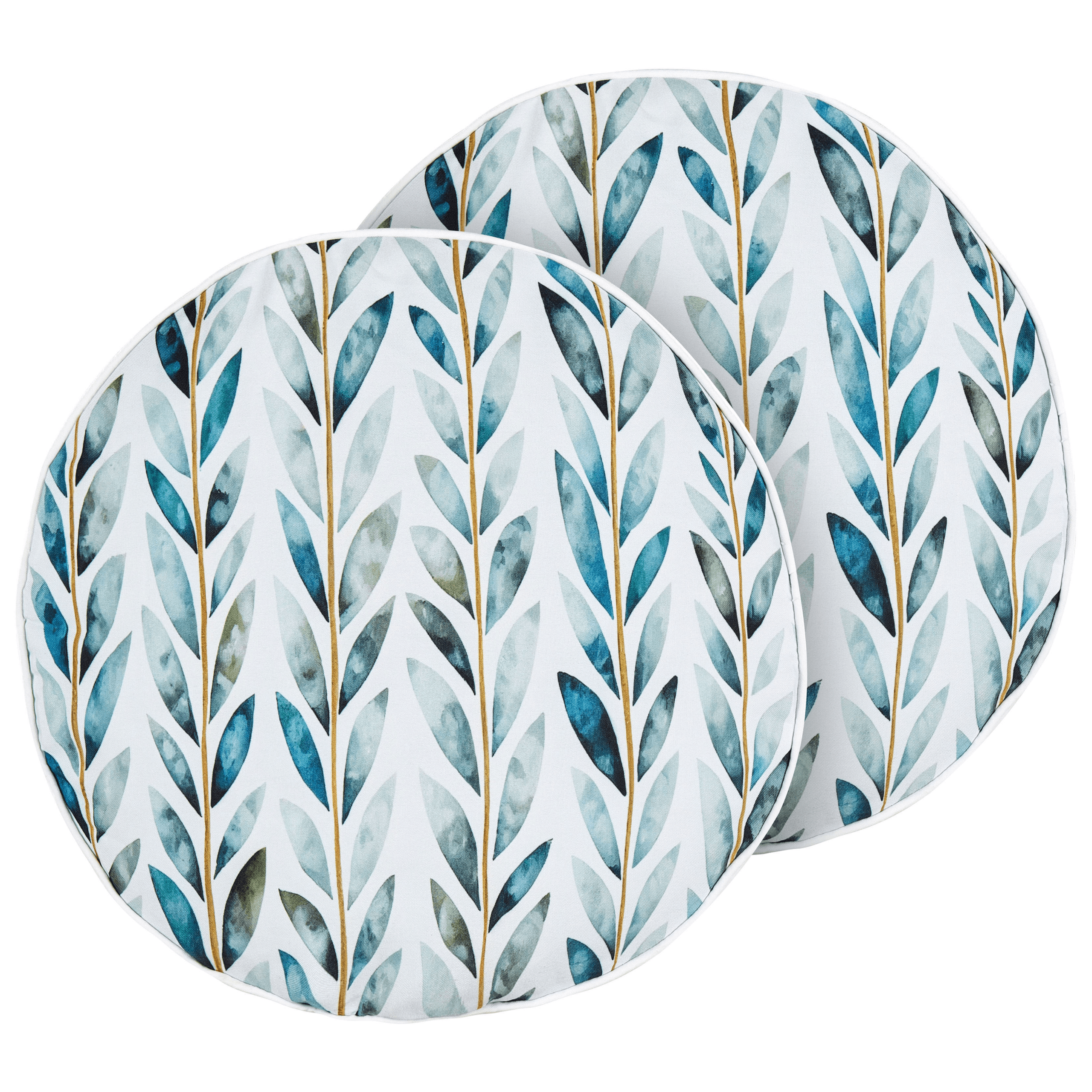 Ulkotyynysetti 2 kpl LOANO Kasvikuvio 40 x 40 cm Vihreä