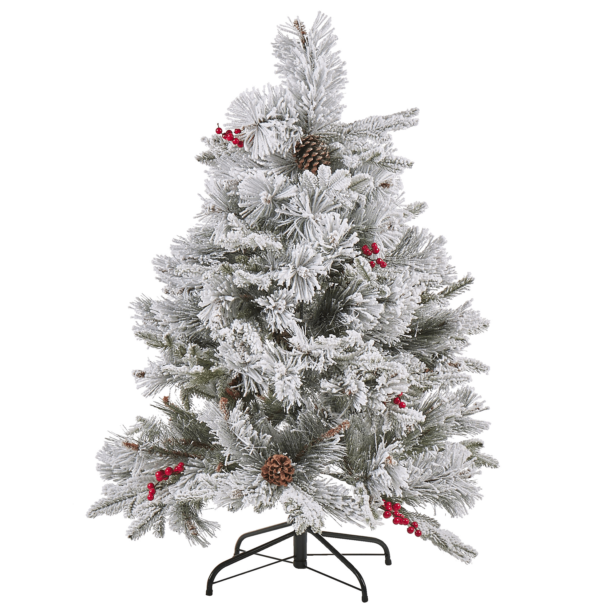 Luminen joulukuusi MASALA 120 cm Valkoinen