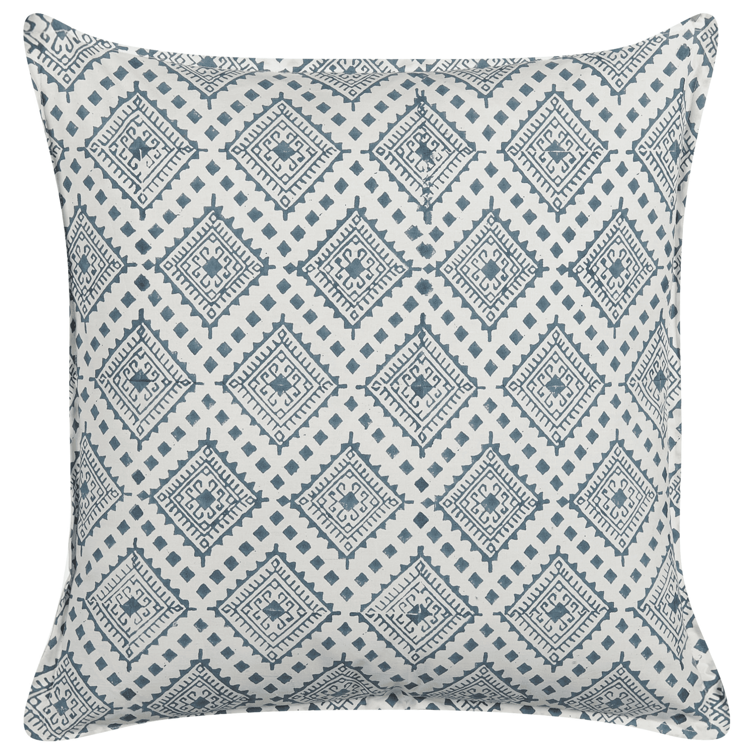 Koristetyyny CORDATA puuvilla 45 x 45 cm Sininen Itämainen kuvio