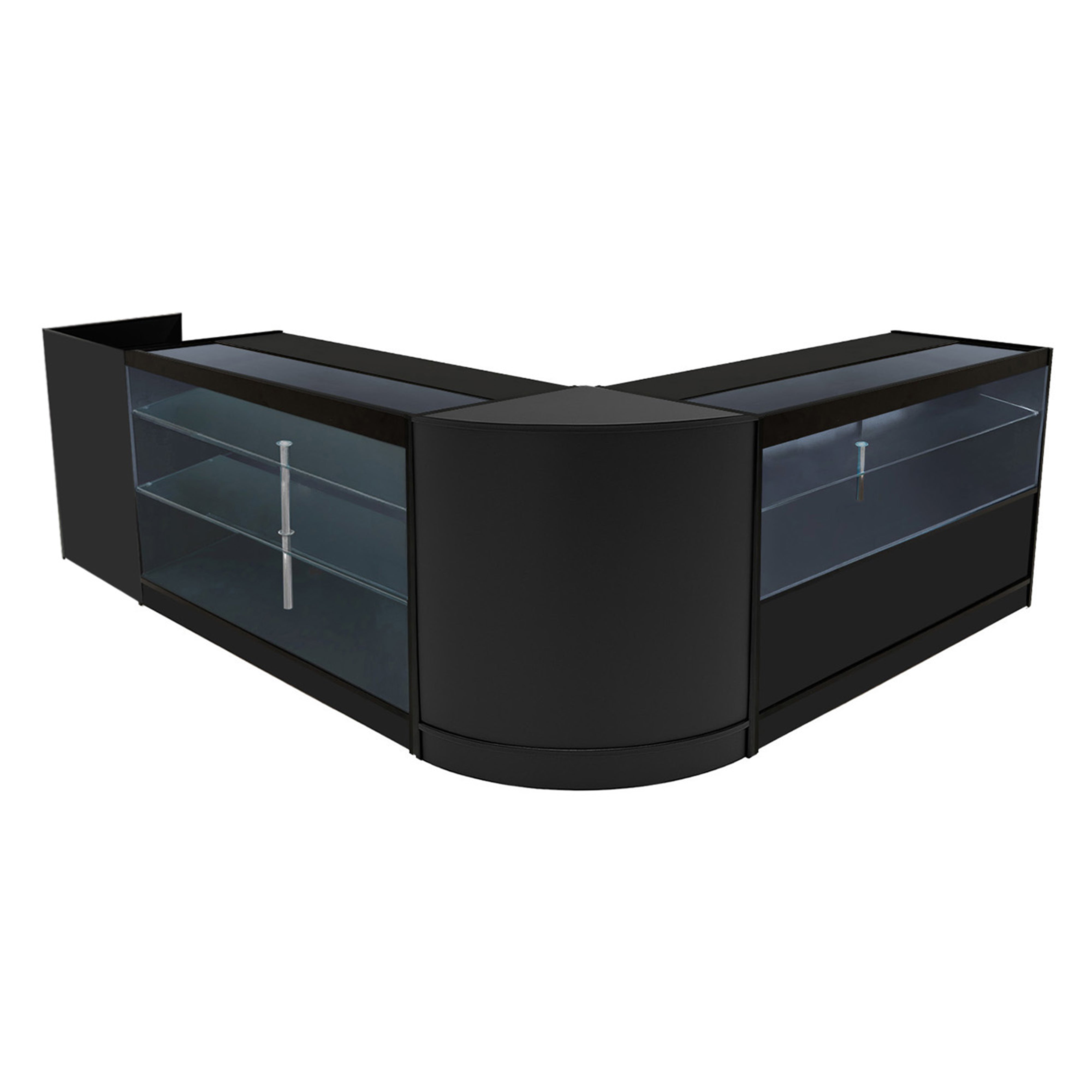 Vega LED-myymälätiskisarja K1500, C1500, TB60 ja CM60 - musta – Monstershop