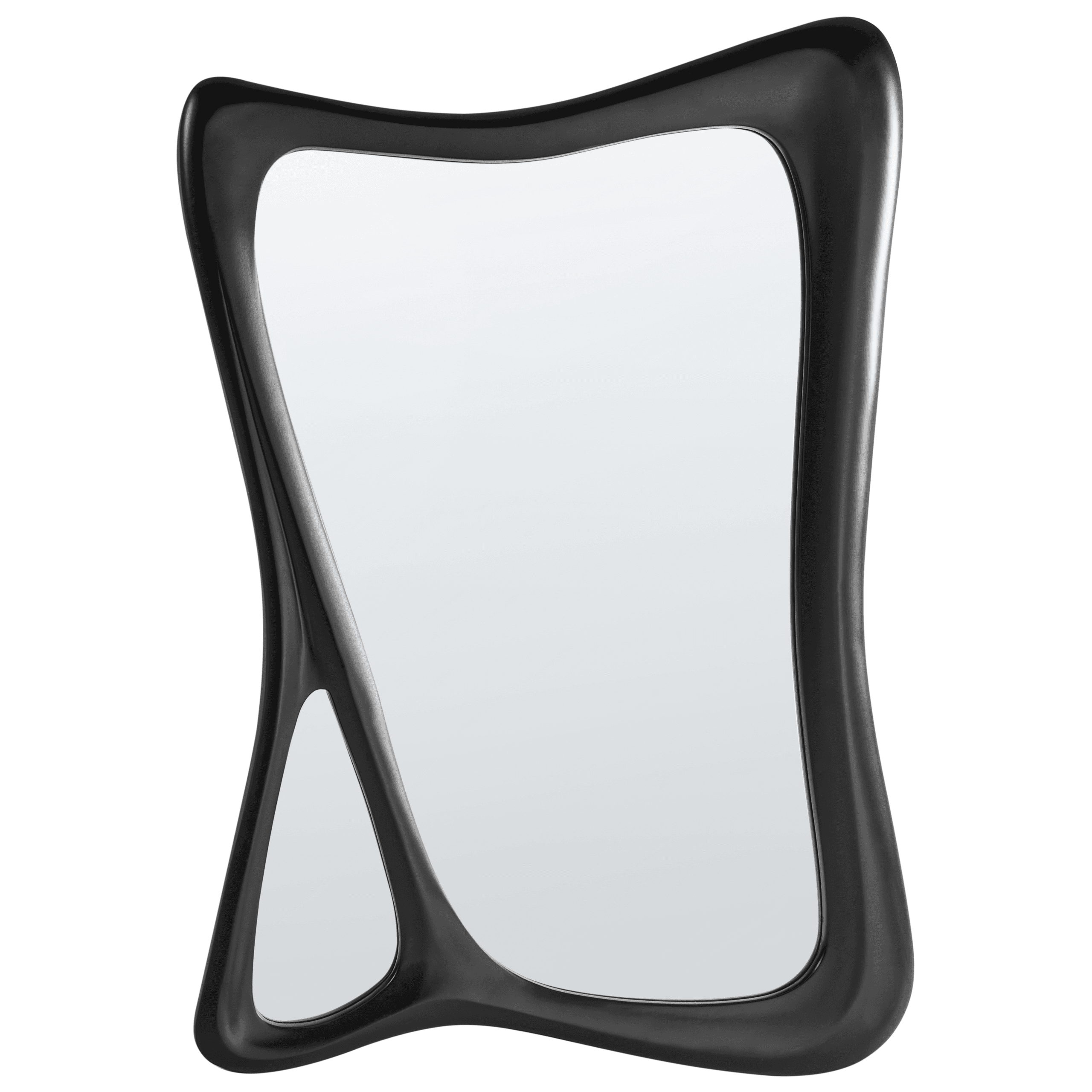 Seinäpeili LANESTER 70 cm 100 cm Musta