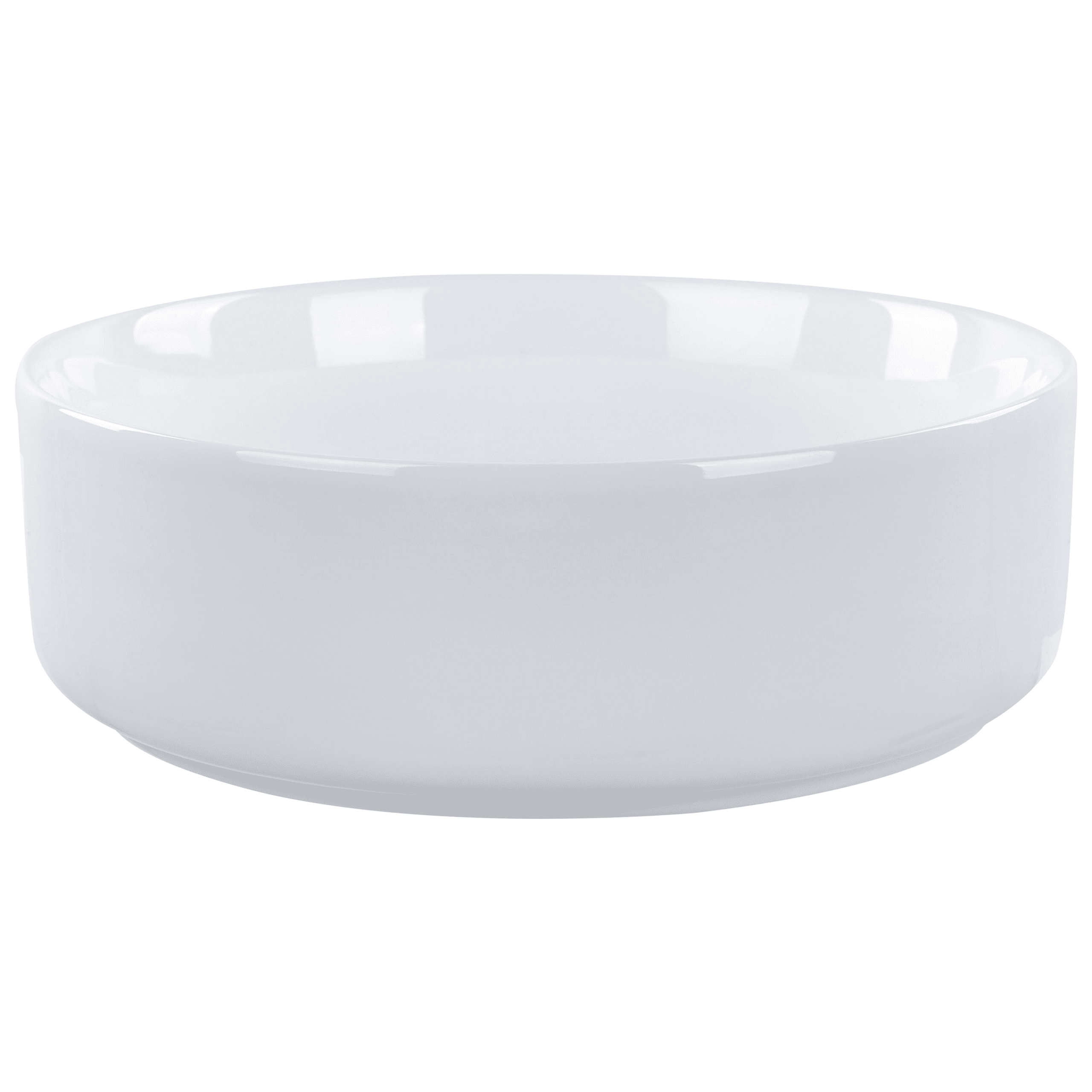 Pesuallas tason päälle CALIG ⌀ 36 cm keramiikka Valkoinen – Beliani