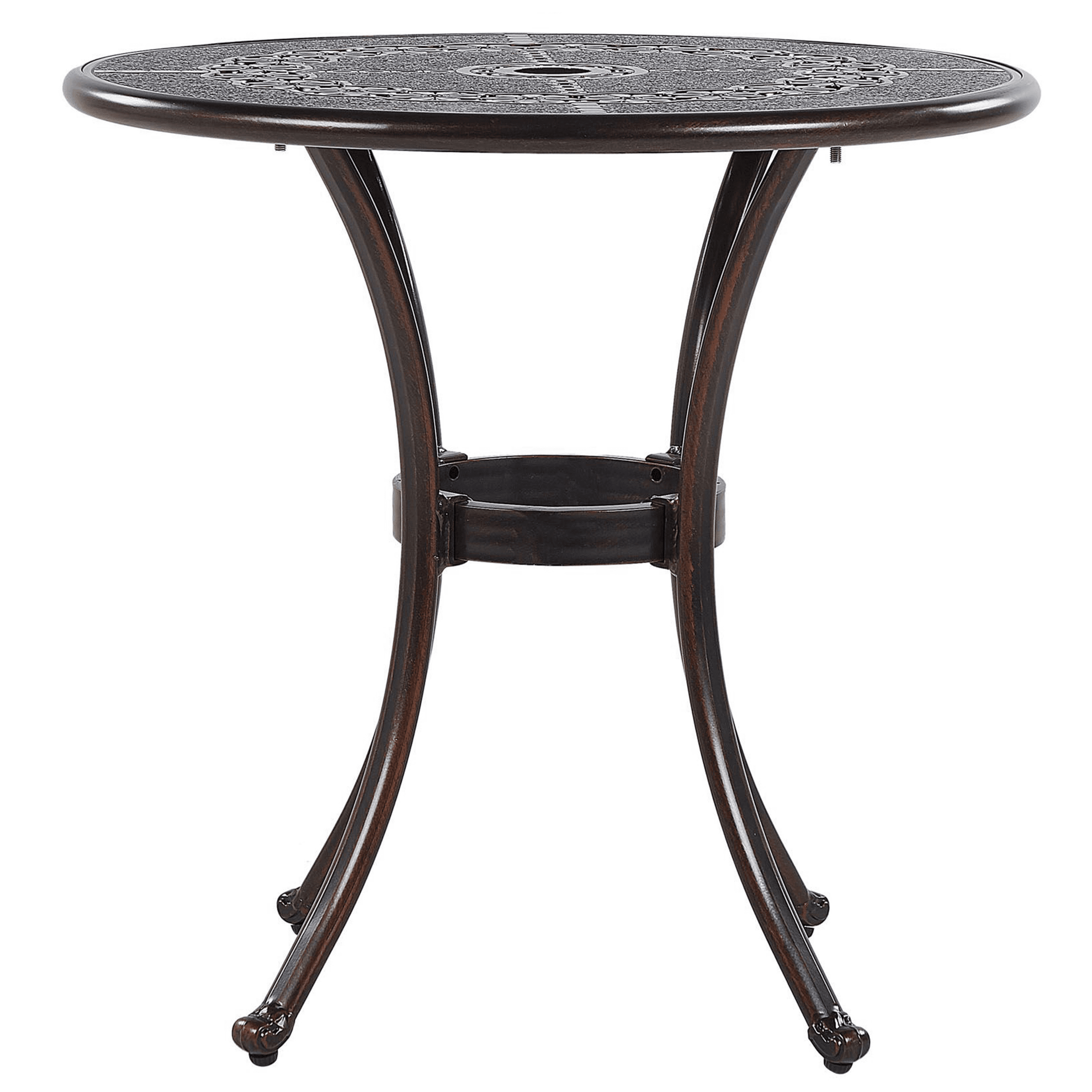 Bistropöytä BOVINO 65 cm 65 cm metalli Tummanruskea