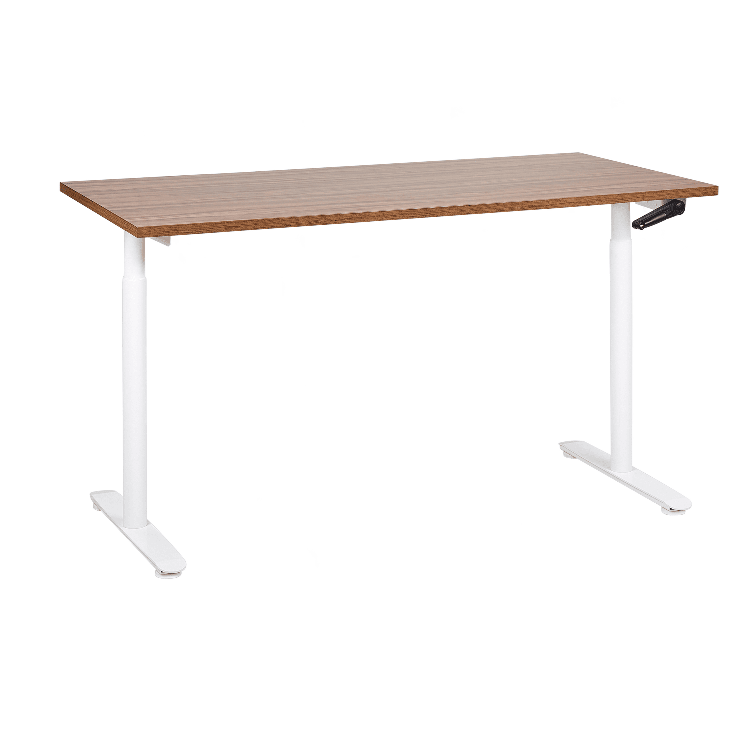 Manuaalisesti säädettävä työpöytä DESTINAS Ruskea/valkoinen 160 cm 72 cm