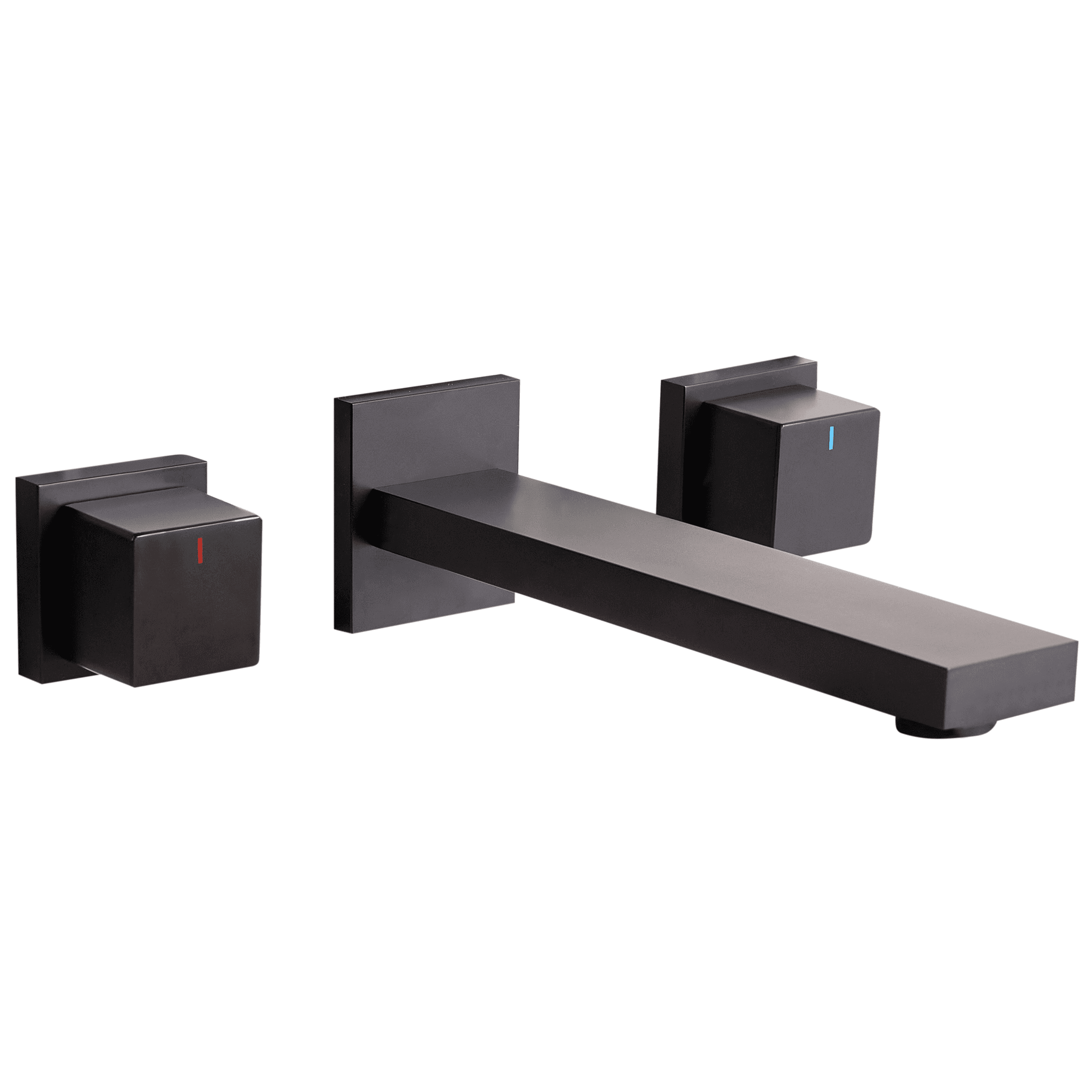 Seinään kiinnitettävä pesuallashana PAILON messinki Musta