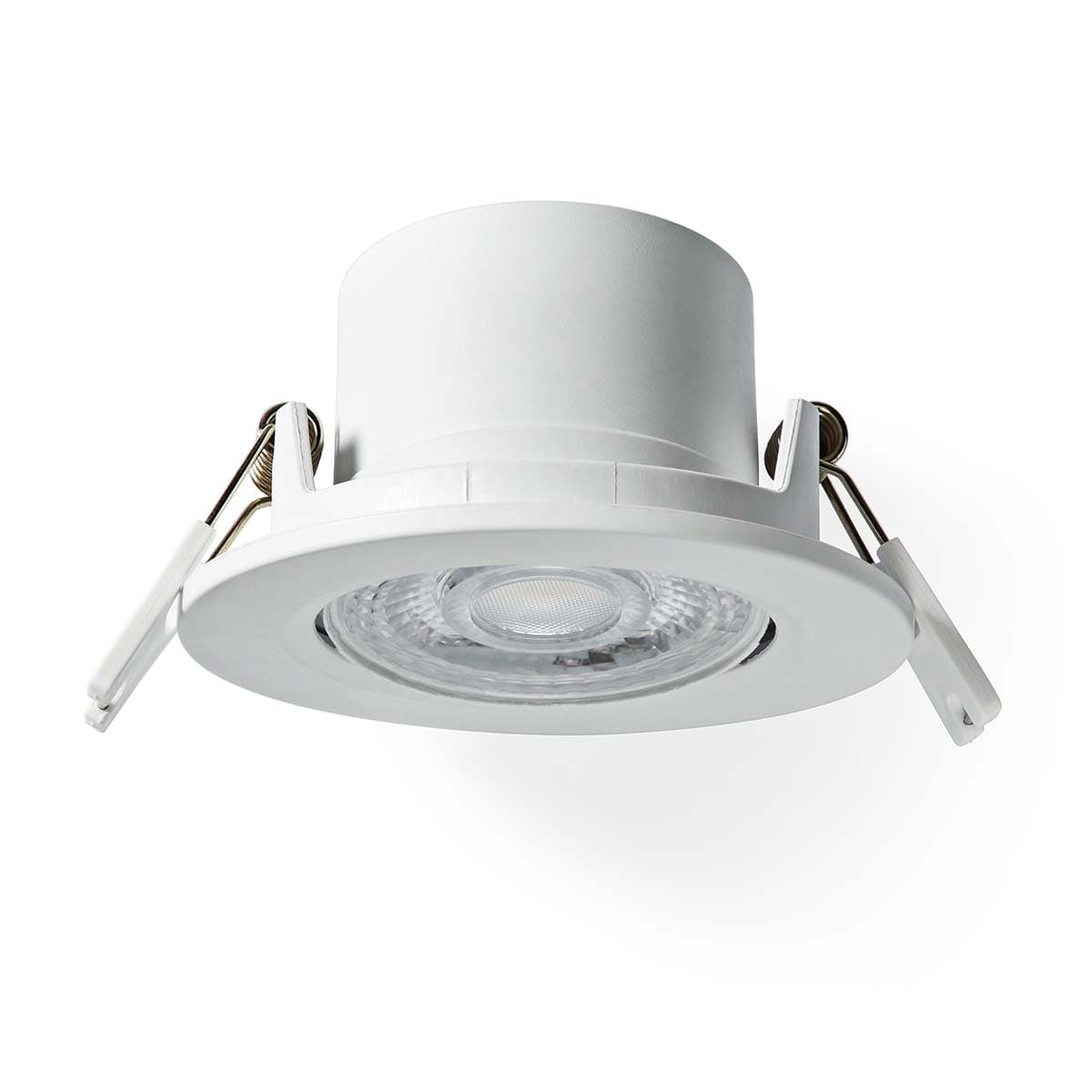 Pyöreä Älykäs Wi-Fi Kattovalaisin Säädettävä Valokeilan Kulma 360lm 6500k – Nedis