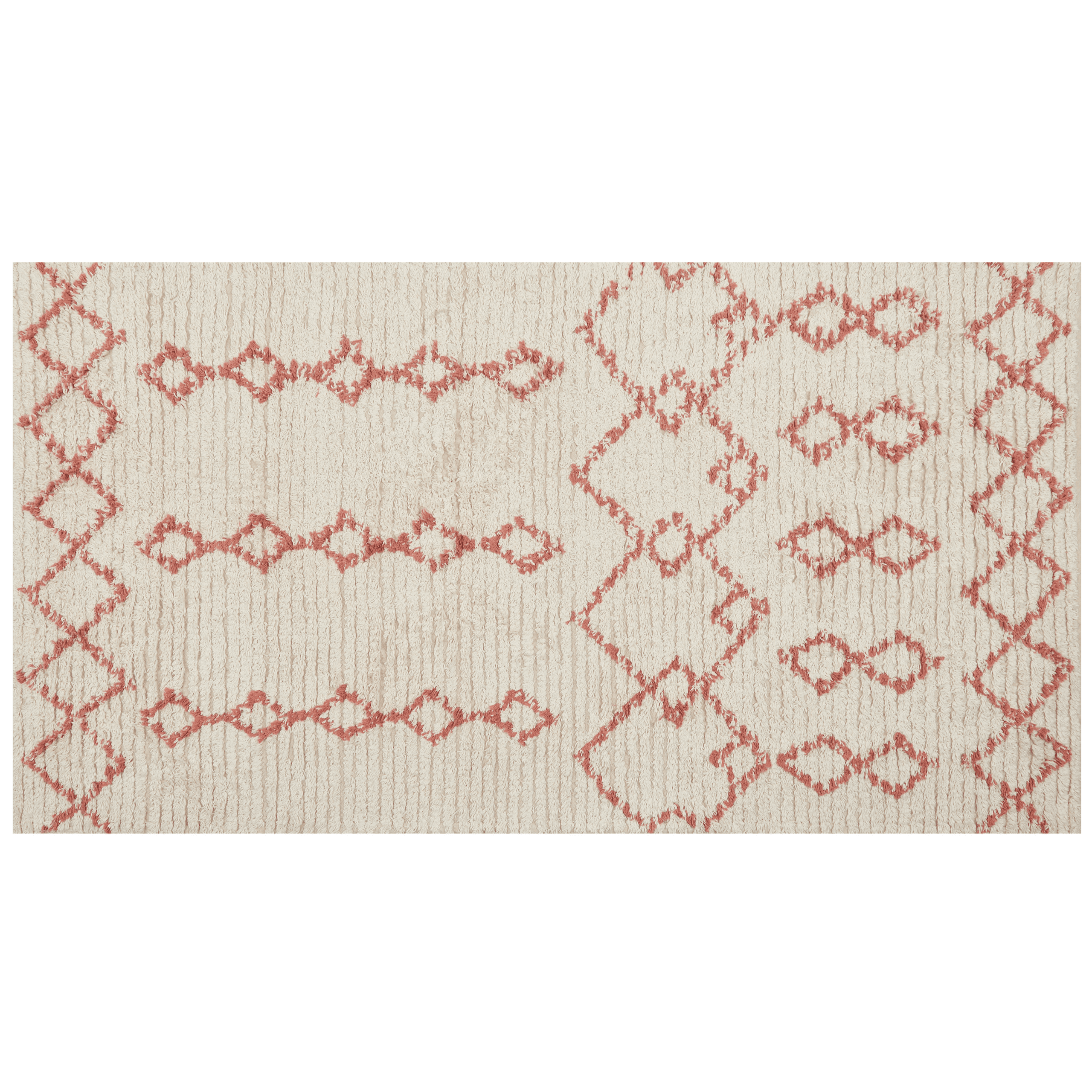 Matto BUXAR Beige 80 x 150 cm puuvilla