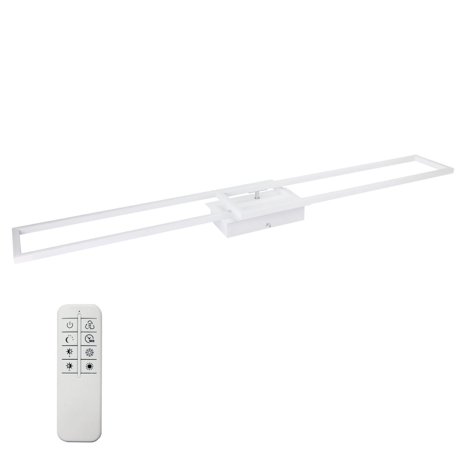 NETTLIFE - kattovalaisin, olohuoneeseen, LED - kattovalaisin Keittiöön Kaukosäätimellä, moderni, muotoilu, 3000K - 6500K, 36W – Nettlife