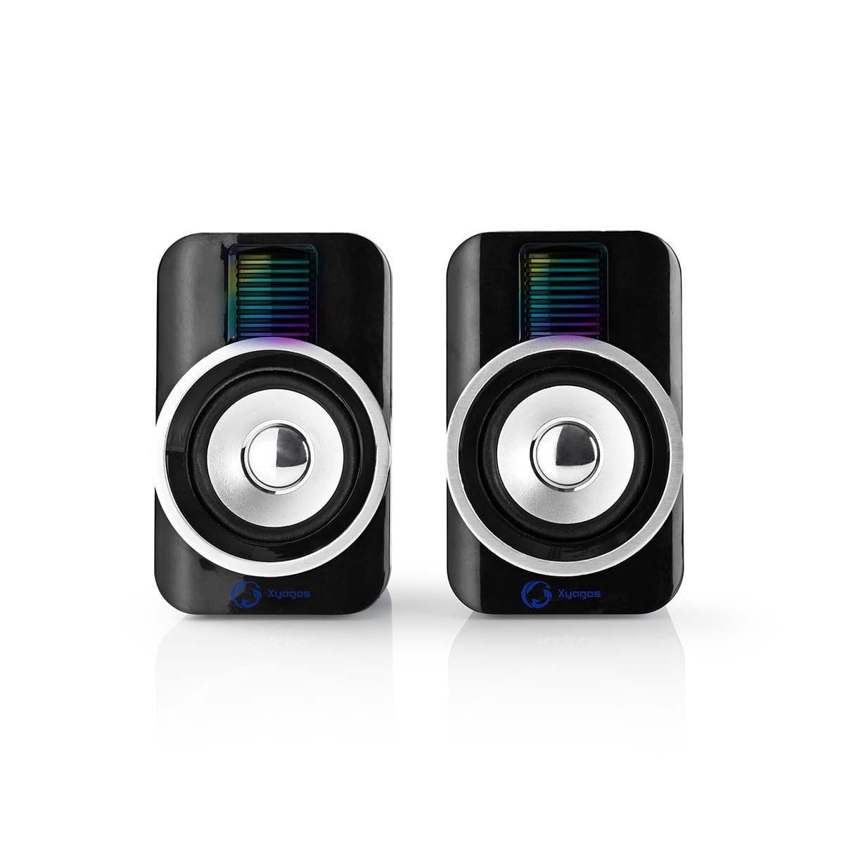 Peli Kaiutin Stereo 2.0 USB 30W RGB Kompakti