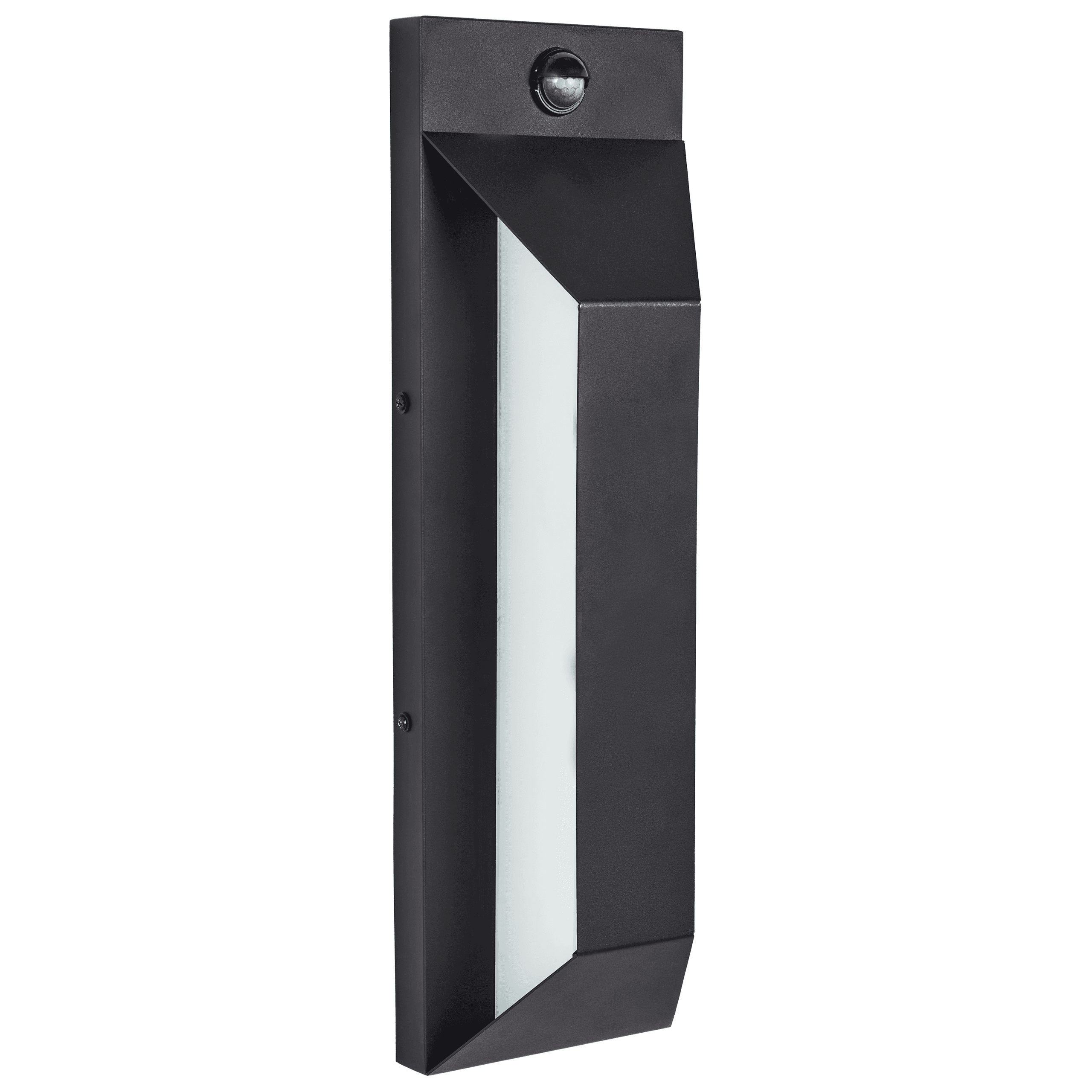 LED-ulkoseinävalaisin MAWZA liiketunnistimella Musta – Beliani