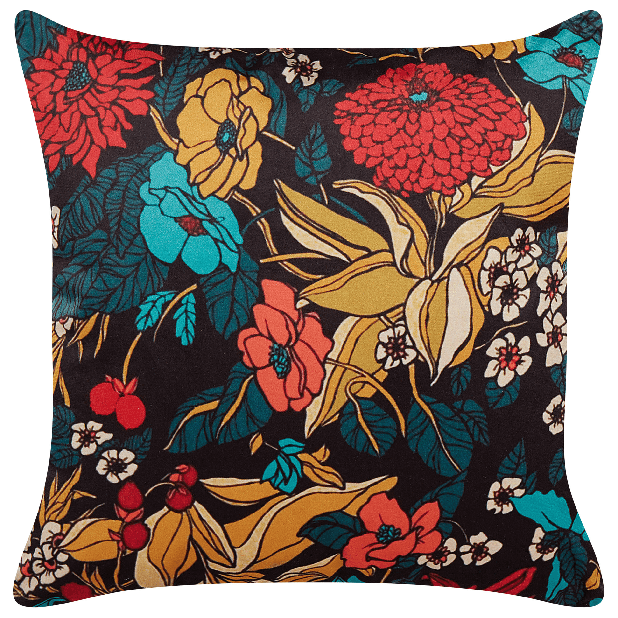 Koristetyyny PROTEA sametti 45 x 45 cm Monivärinen Kukkakuvio