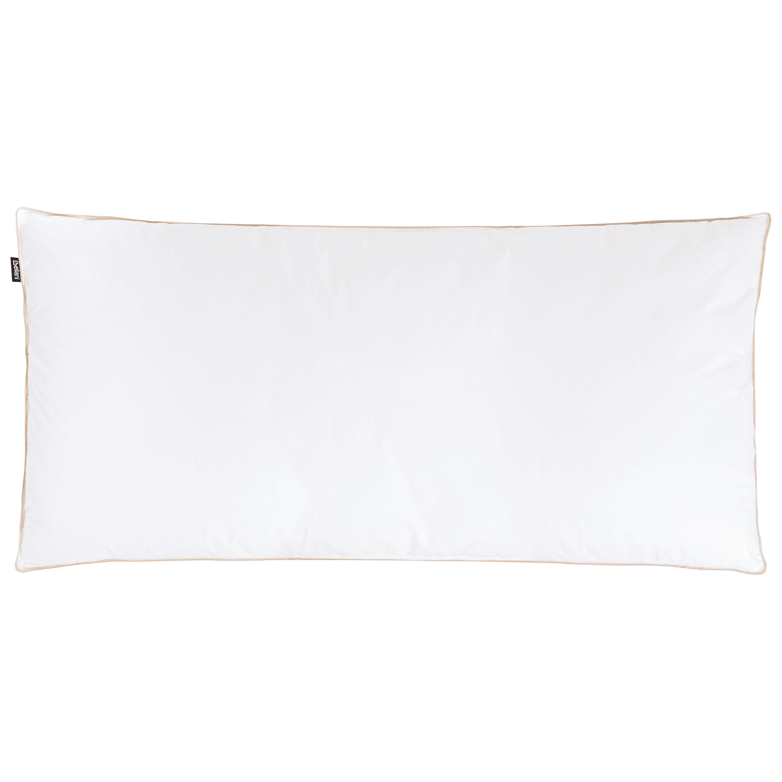 Tyyny 3 kammiota ETNA Matala ankanhöyhenet ja -untuva 40 x 80 cm Valkoinen – Beliani