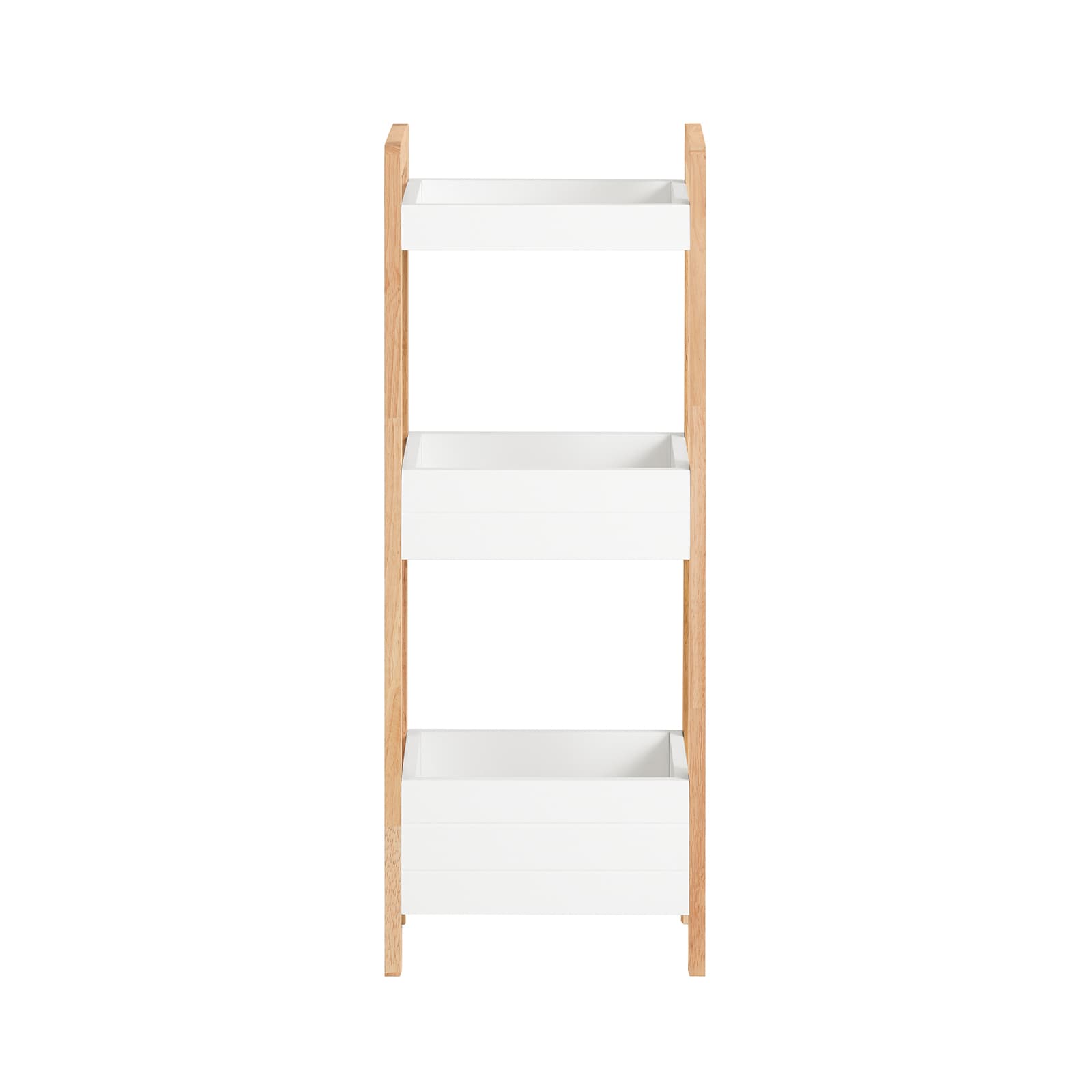 SoBuy puukuitulevyhylly FRG226-WN ekologinen 3-hyllyinen