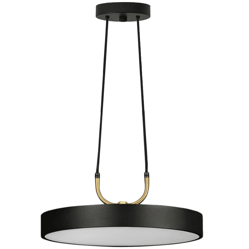 TOOLIGHT riippuva kattovalaisin LED APP947-1CP ROUND musta, 30x30x4cm – Toolight