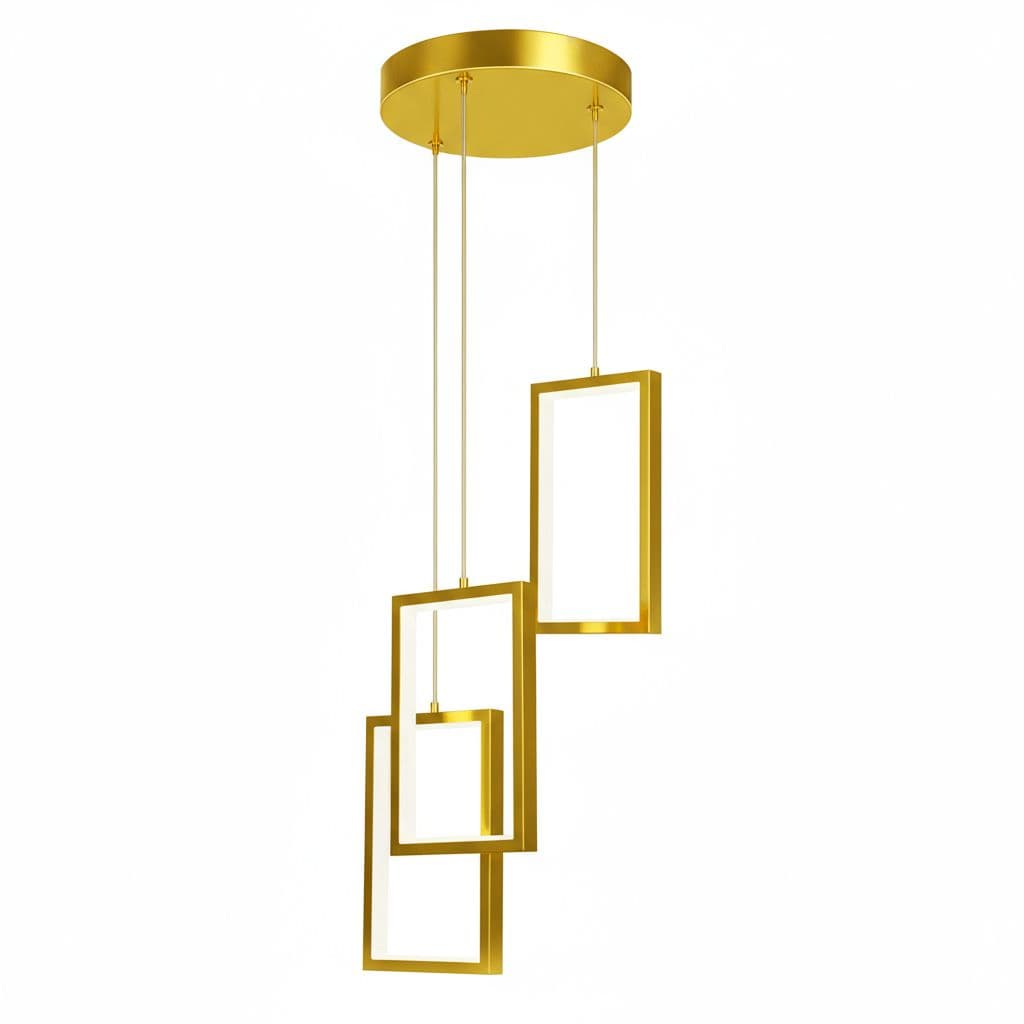 TOOLIGHT riippuvalaisin LHJ088-3CP kulta, 12X12X20CM