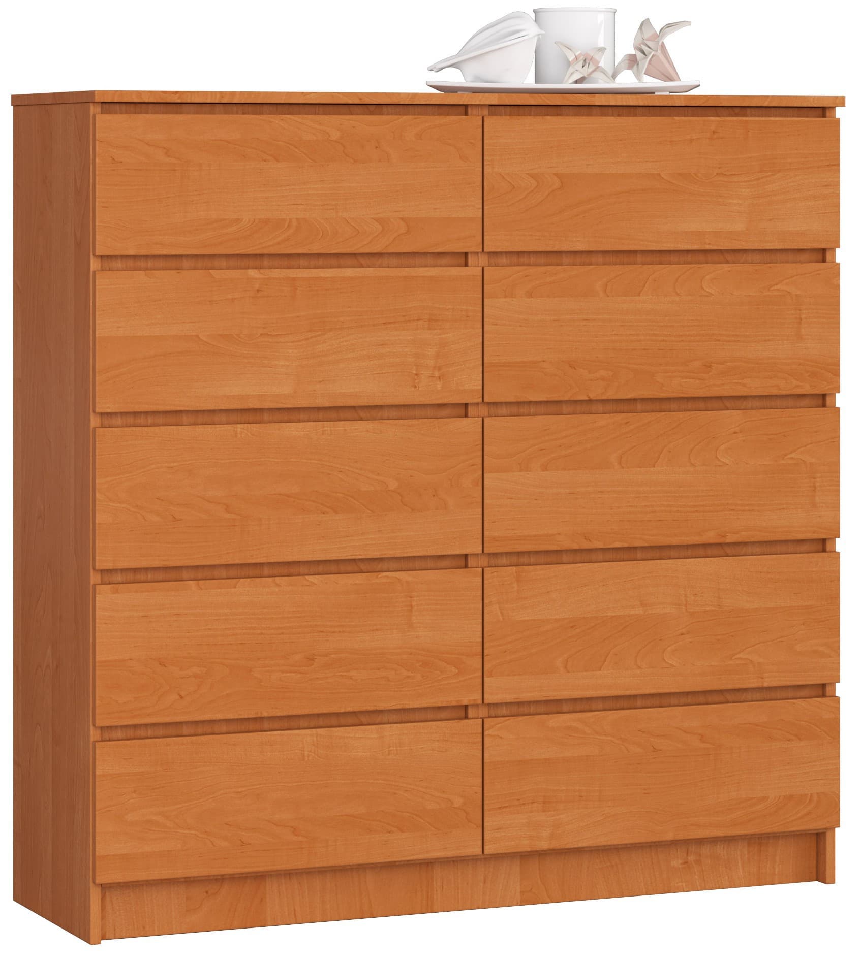 Akord Lipasto 10 Laatikkoa Leppä 120x40x121 – Akord