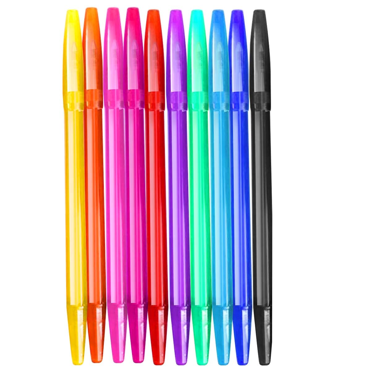 Erä 10 Kuulakynää Lajiteltuja Väriä