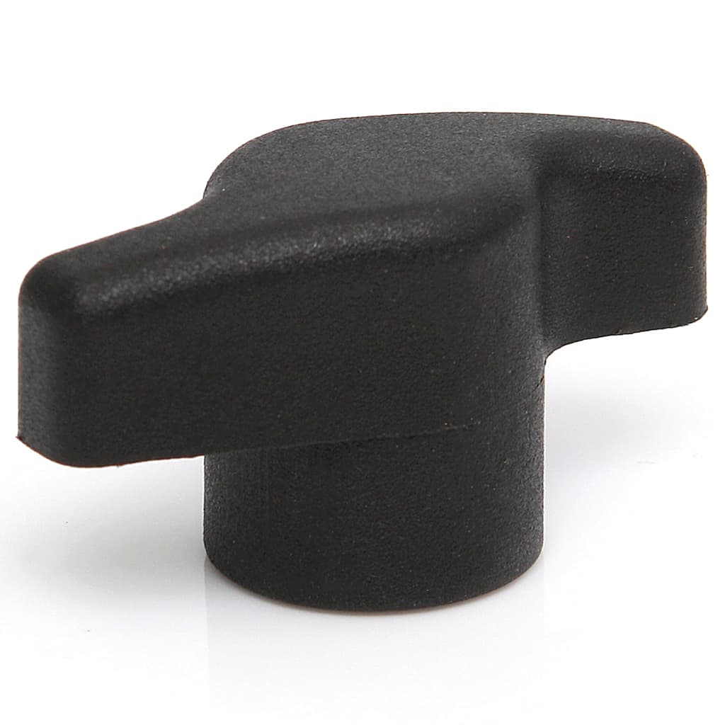 M8 naaras nailon siipinuppi (messinkinen insertti) – Rencol