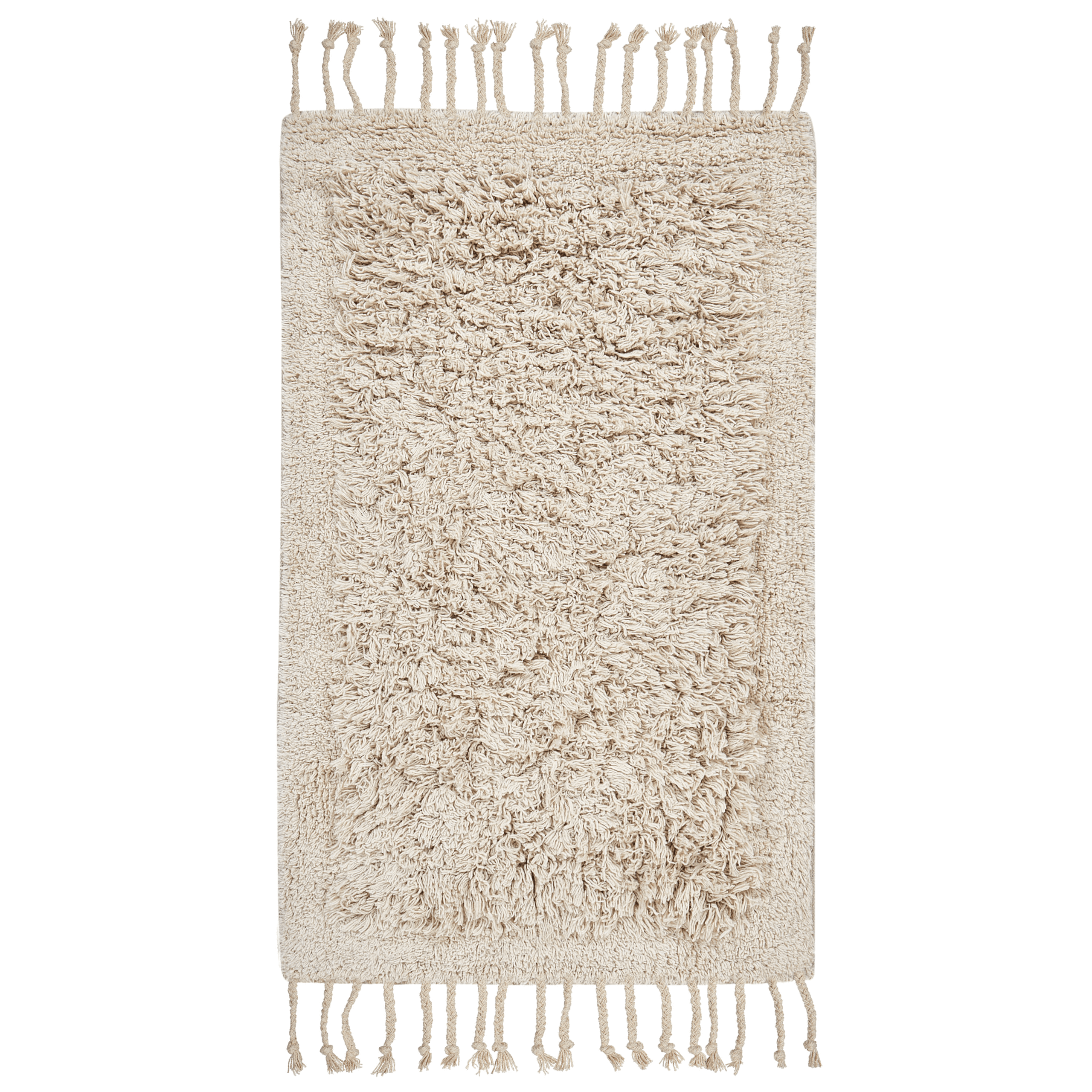 Kylpymatto OLTAN Beige 50 x 80 cm puuvilla – Beliani