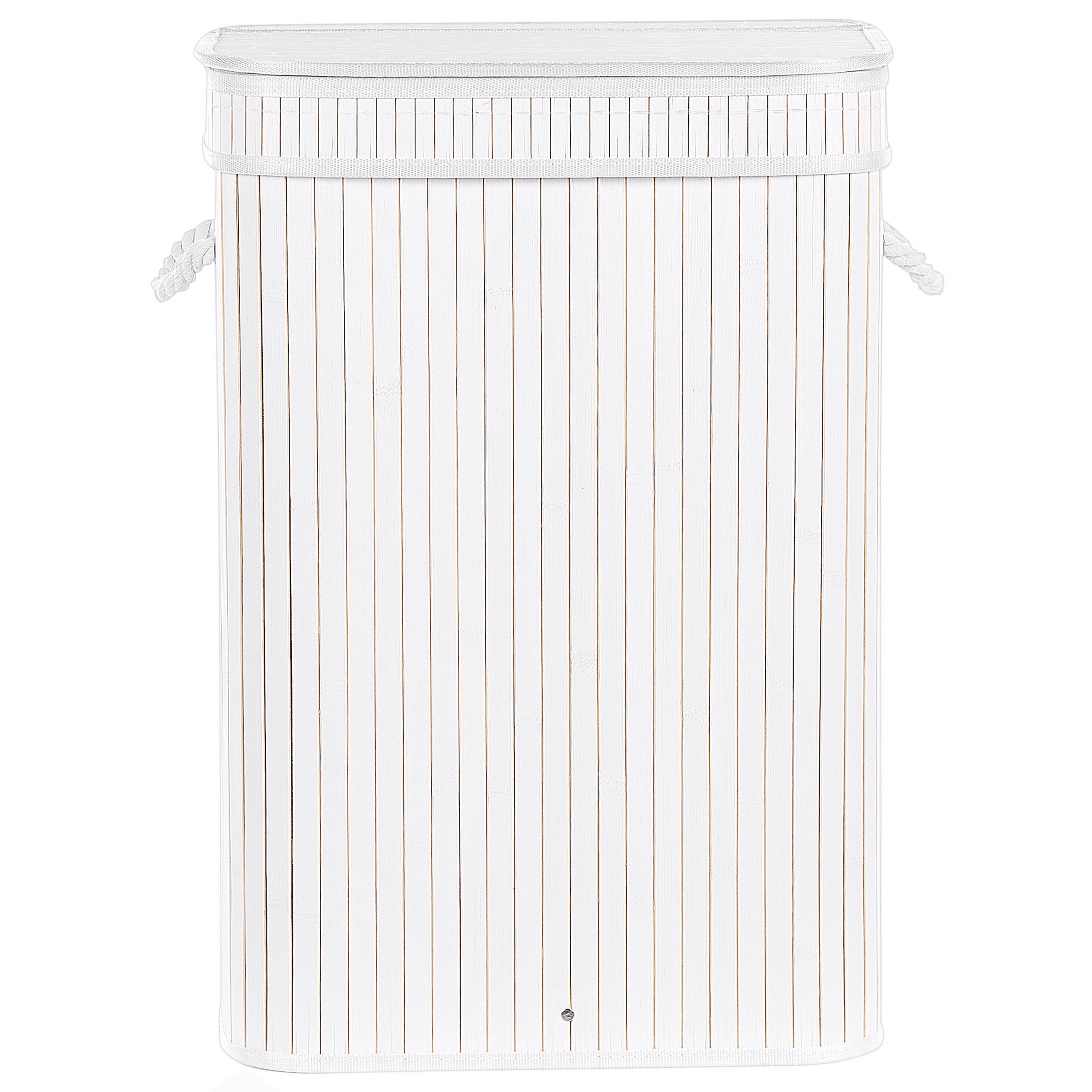 Kori KALUTARA bambu Valkoinen 72 L – Beliani