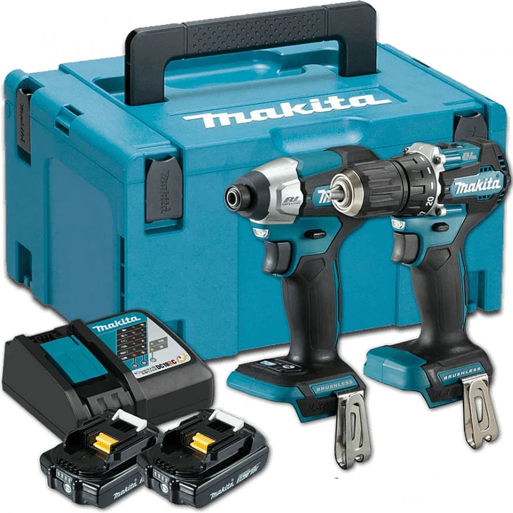 Makita DLX2423AJ LXT 18V -Akkukonesarja 2x 2,0 Ah