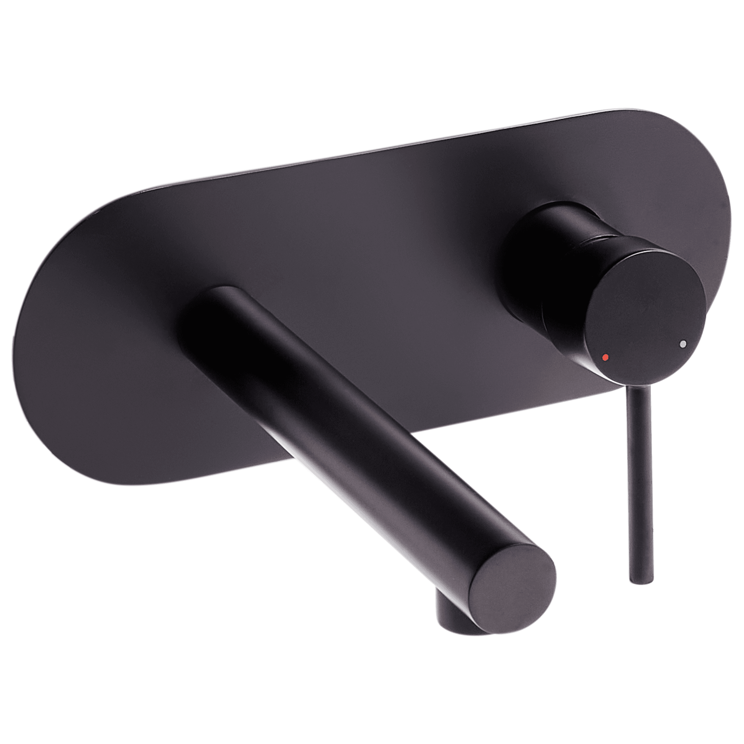 Seinään kiinnitettävä pesuallashana CLAVIJO messinki Musta