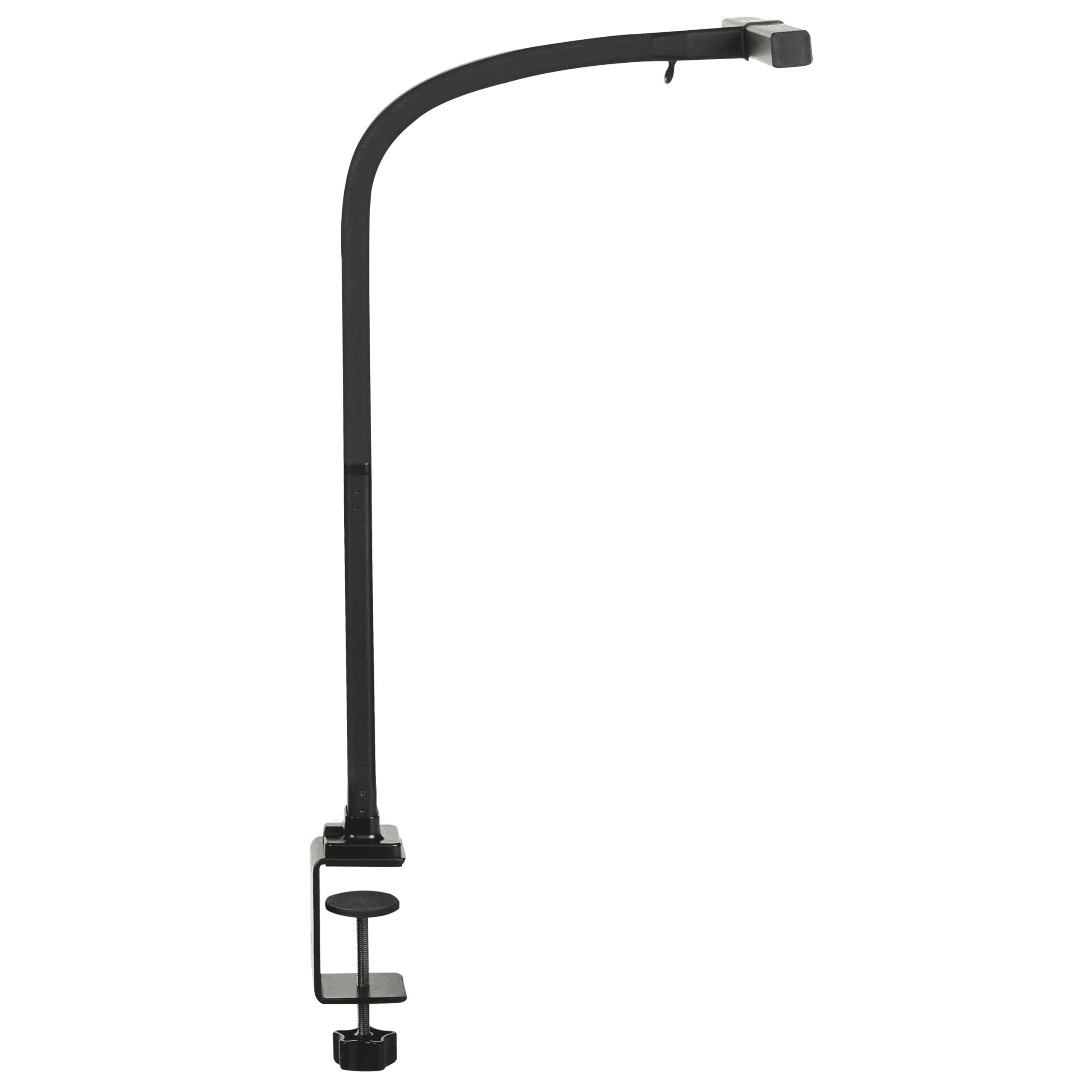 Työpöydän LED-nipistinvalaisin AURIGA liiketunnistimella metalli Musta – Beliani