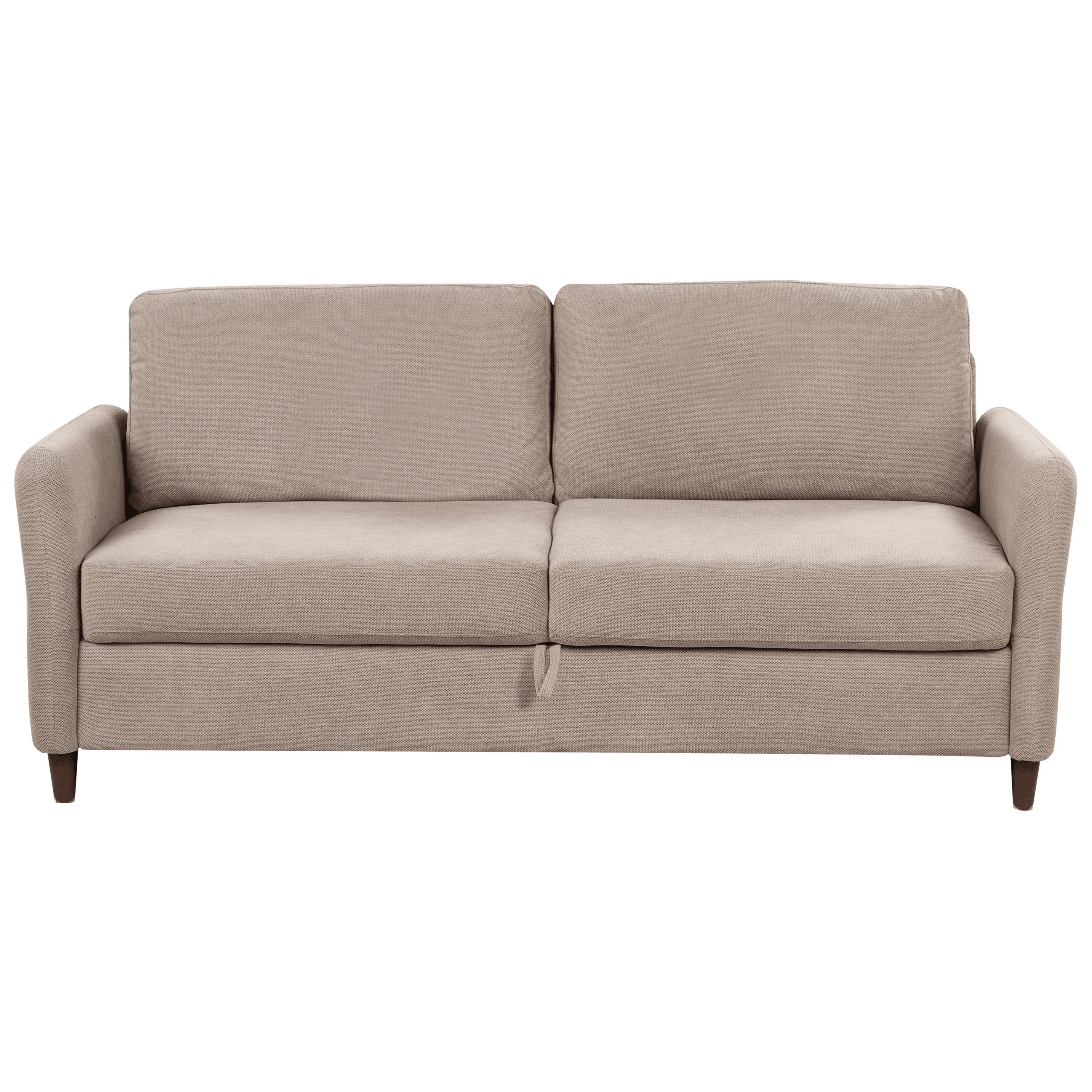 Sohva MARE kangas Ruskeanharmaa säilytystila 3-istuttava – Beliani