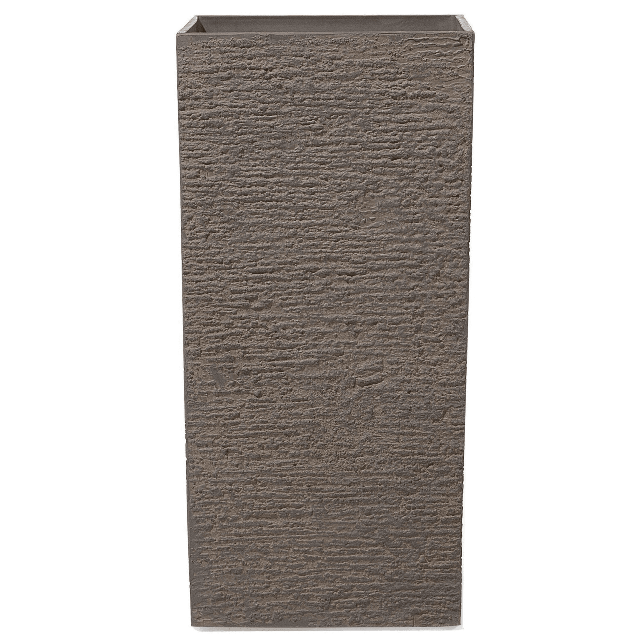 Kukkaruukku GAZA 40 cm Tummanruskea – Beliani