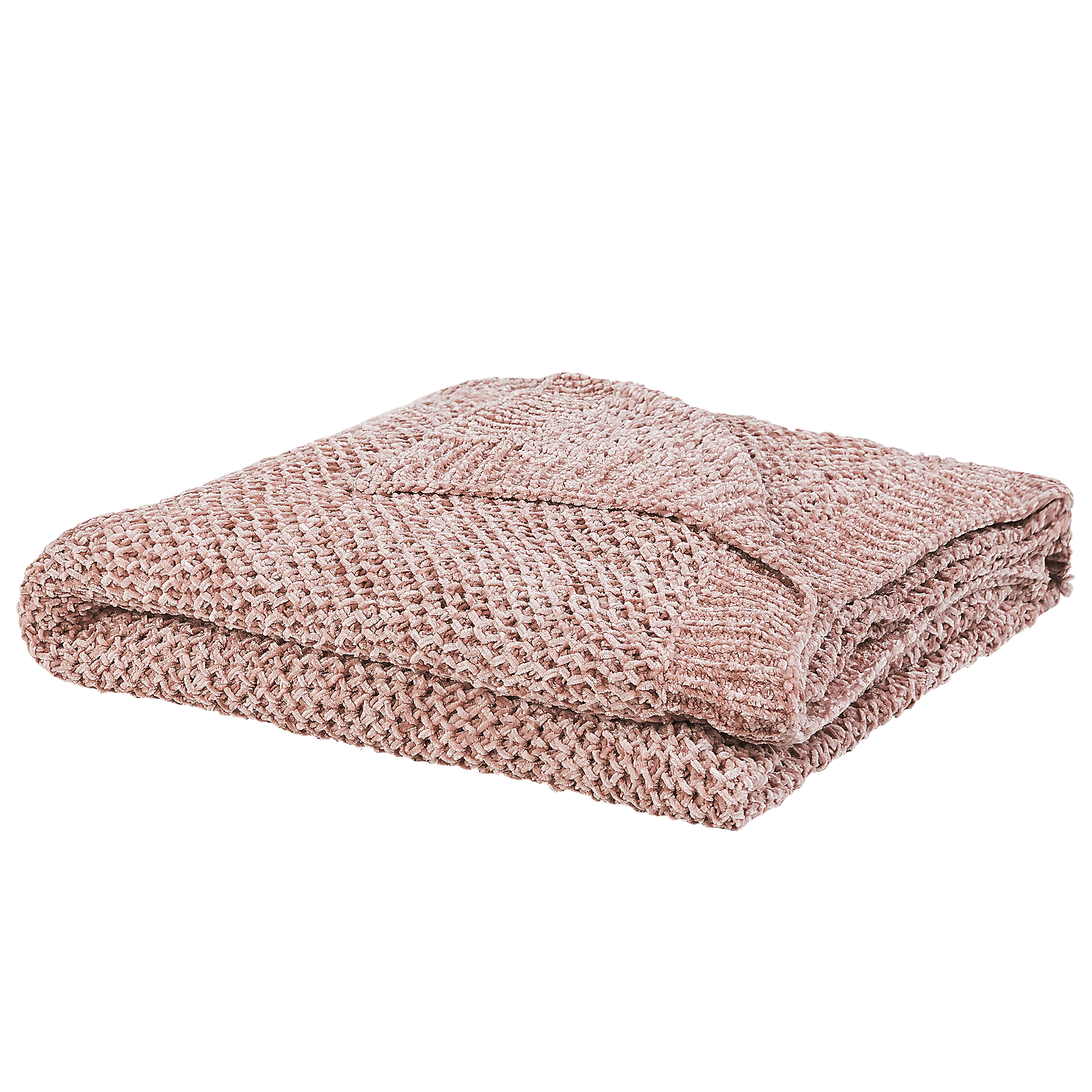 Torkkupeitto HAIFA 150 x 200 cm Vaaleanpunainen – Beliani