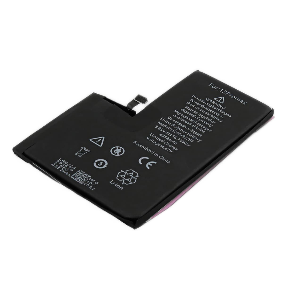 Akku iPhone 13 Pro Max:lle, 3,85V Li-Polymer 4352mAh – Avizar