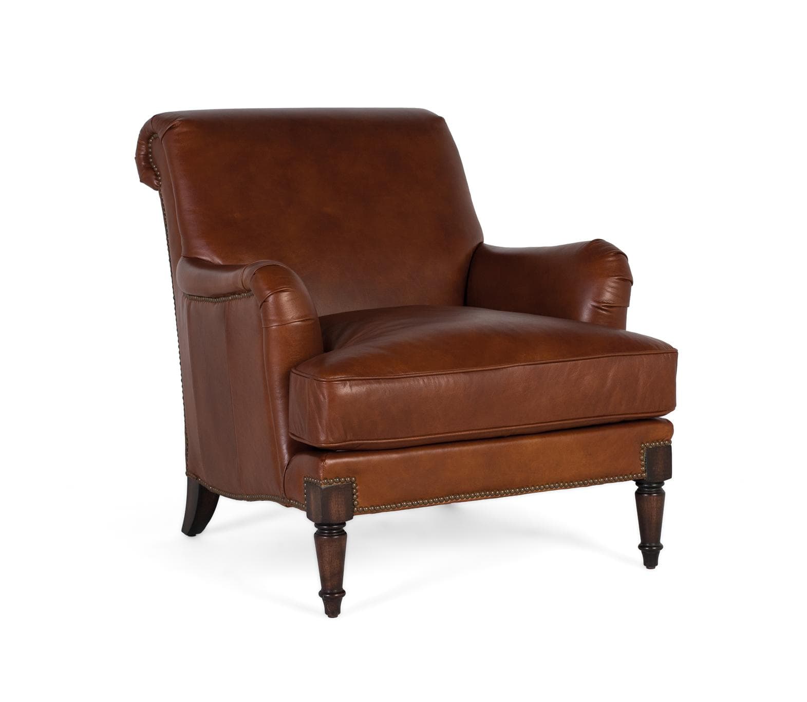 Nojatuoli, tekonahka ruskea – Giner y Colomer