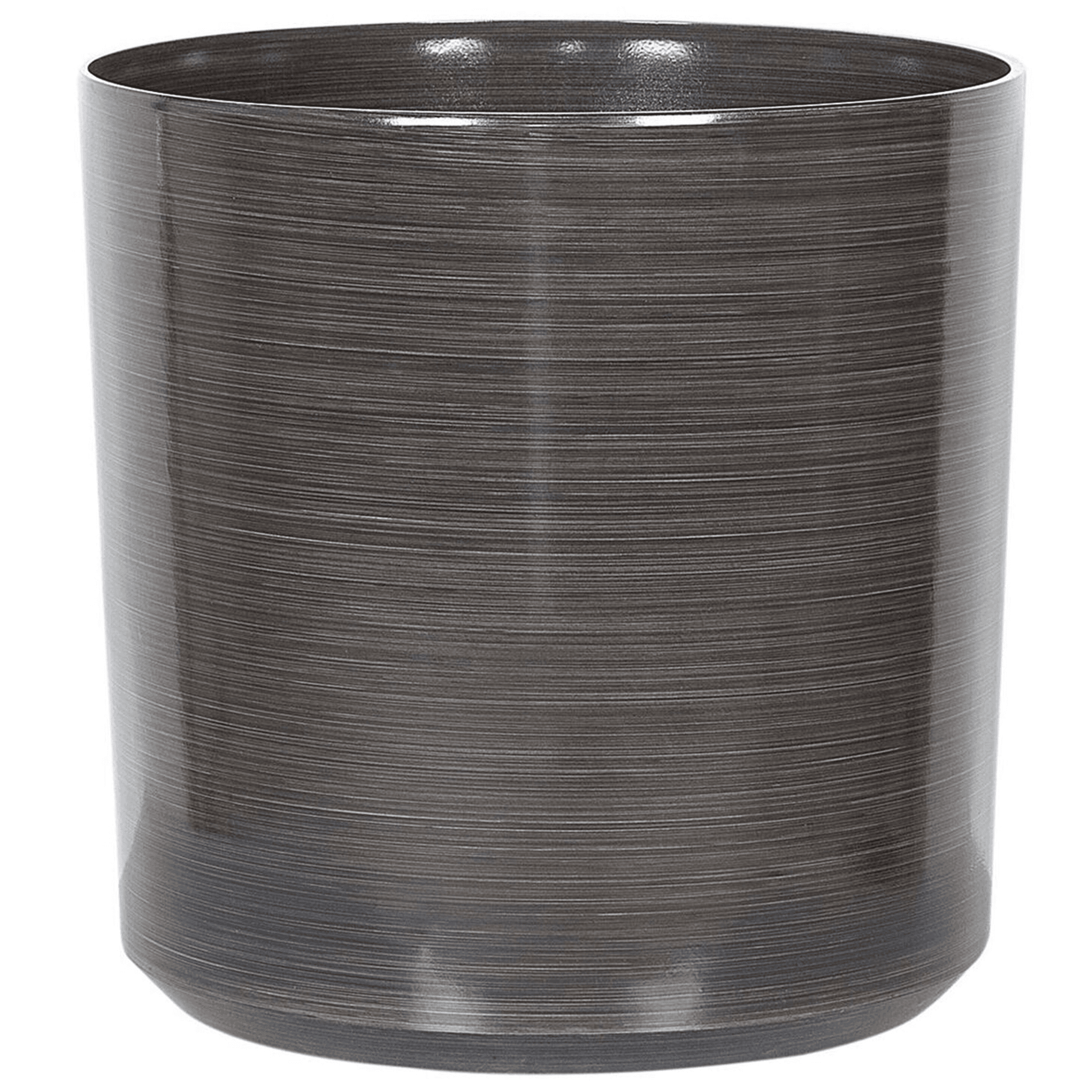 Kukkaruukku VAGIA 35 cm Harmaa – Beliani