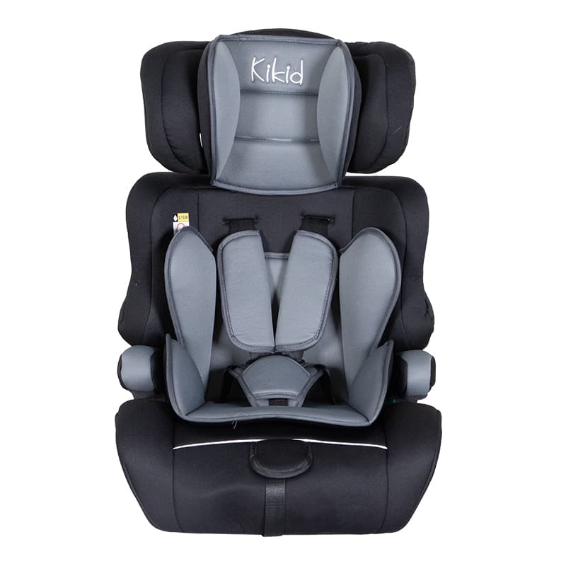 Kikid Turvaistuin Basic 76-150cm R129, musta-harmaa – Kikid