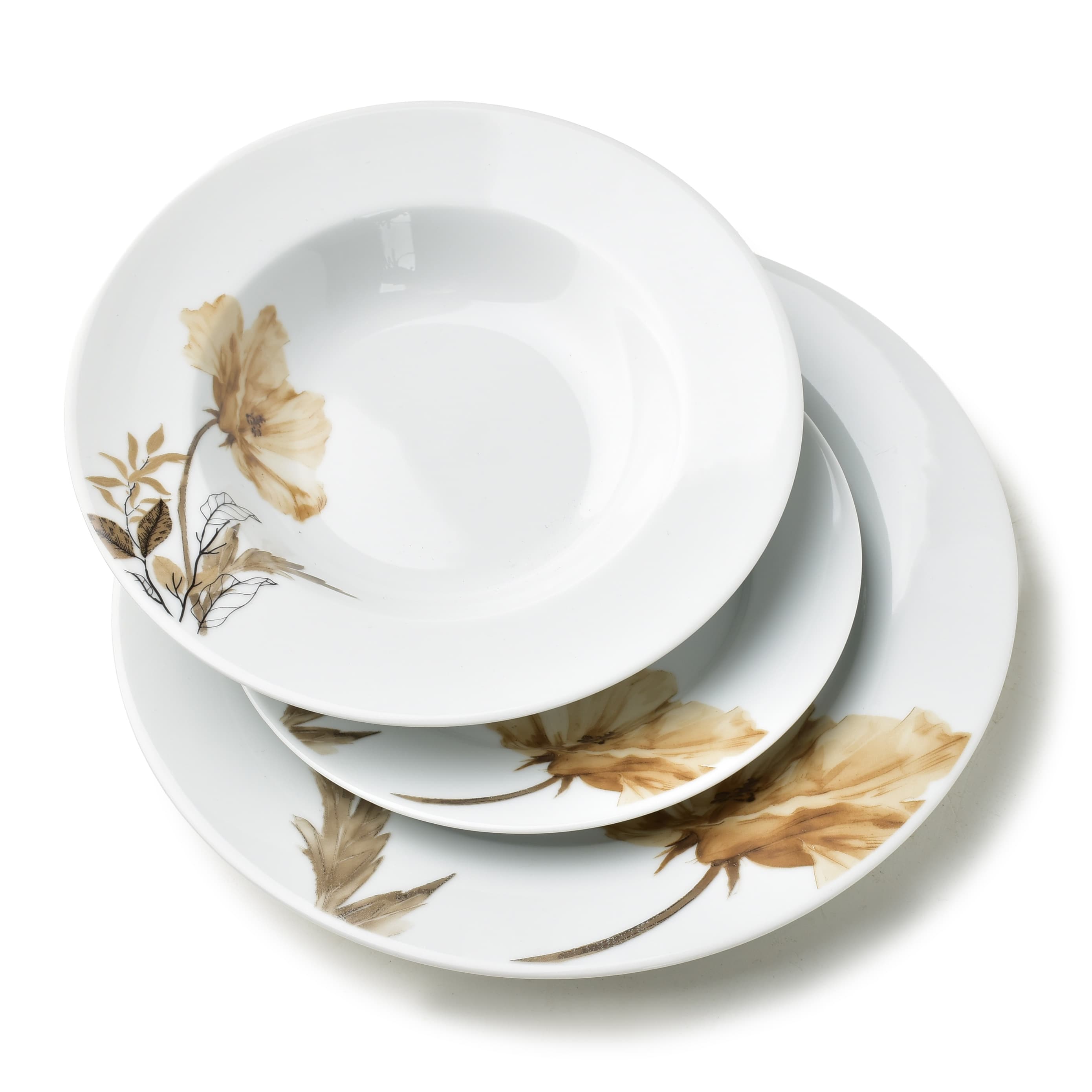 Astiasto posliini AFFEKDESIGN by MONDEX LEA BEIGE 27 cm beige 18 osaa – MONDEX