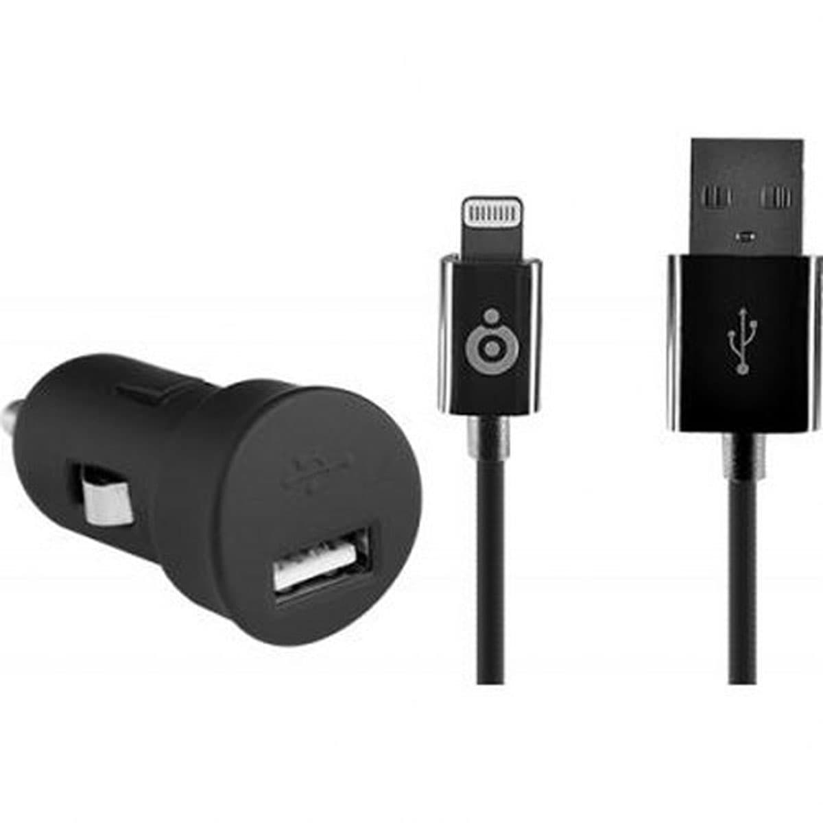 Mini Tupakansytytin Laturi Musta 1A Lightning – Bigben Connected