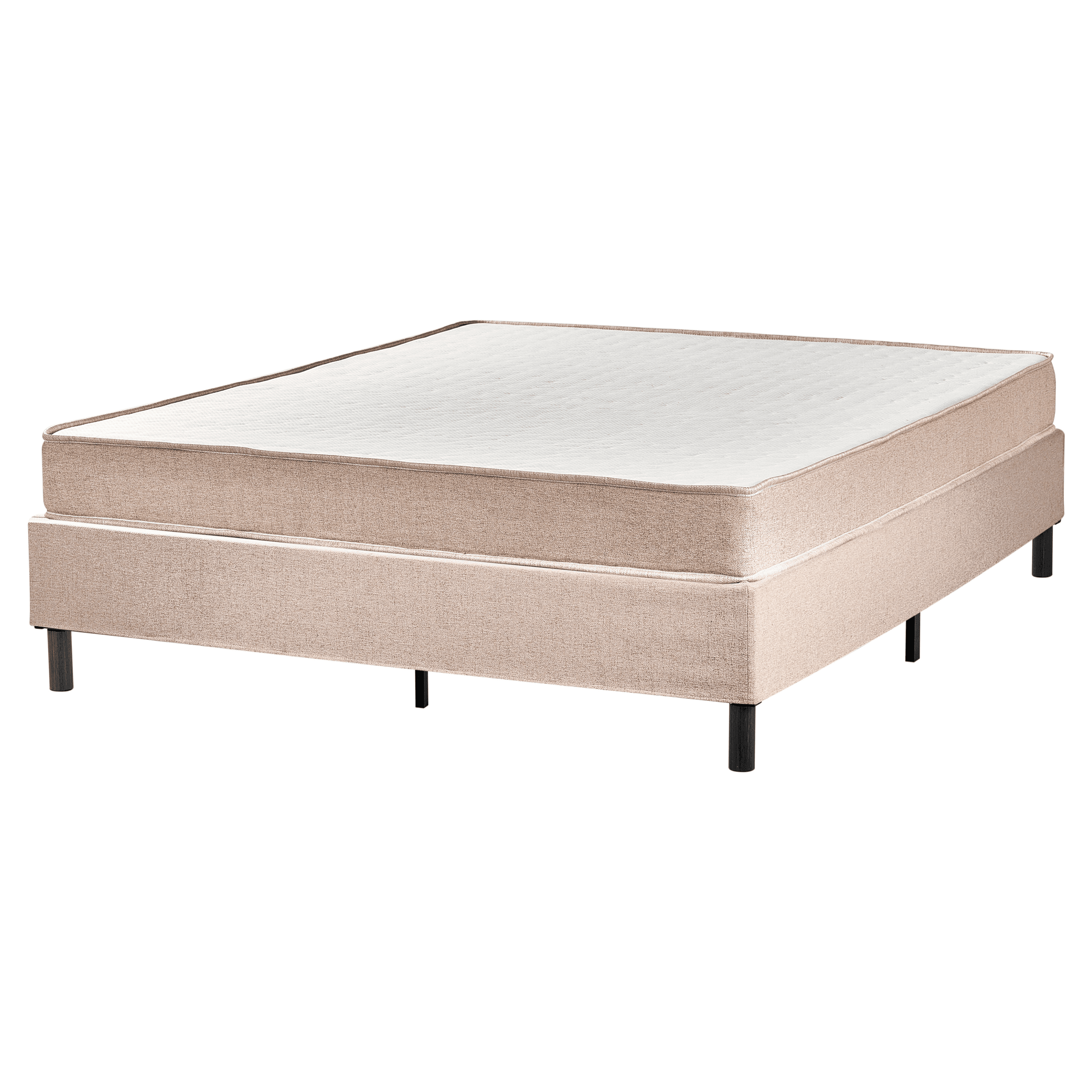 Sänky ilman sängynpäätyä kangas COUNTESS  160 x 200 cm Beige