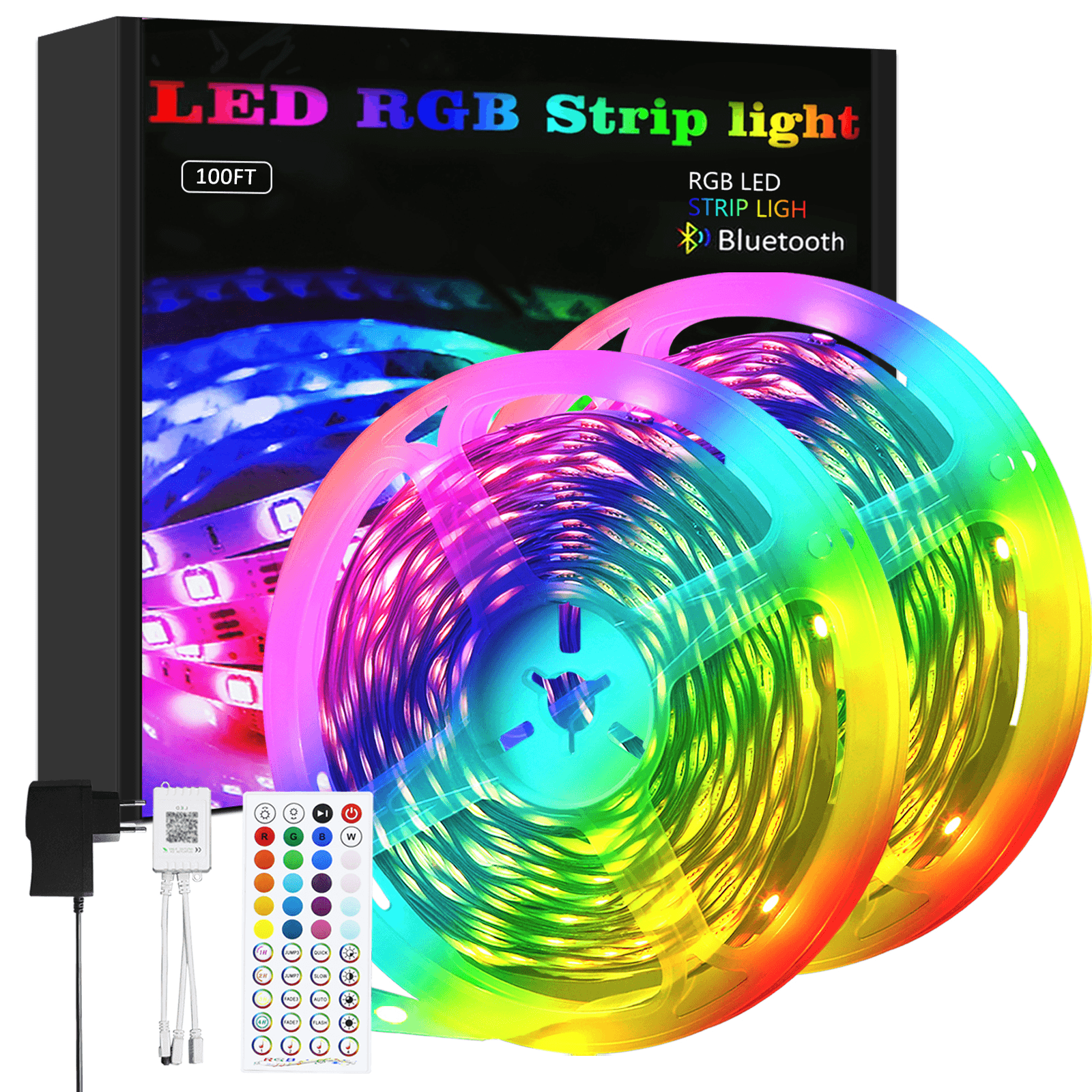 NETTLIFE 30m,IP 20,LED - nauha,monivärisessä,muovissa – Nettlife