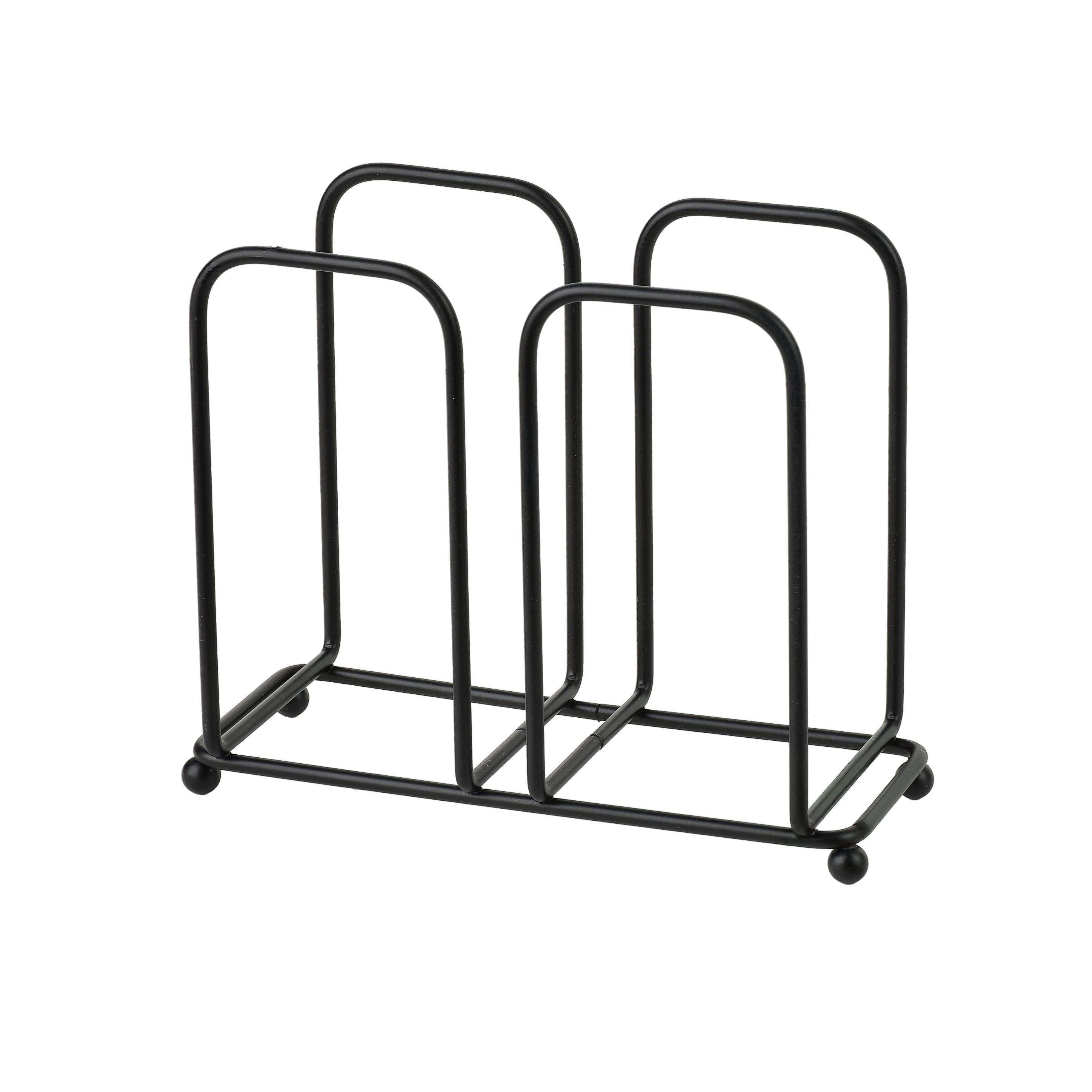 Servettiteline metalli MODERN KITCHEN 14,5x6,5x12 cm musta 1 kpl