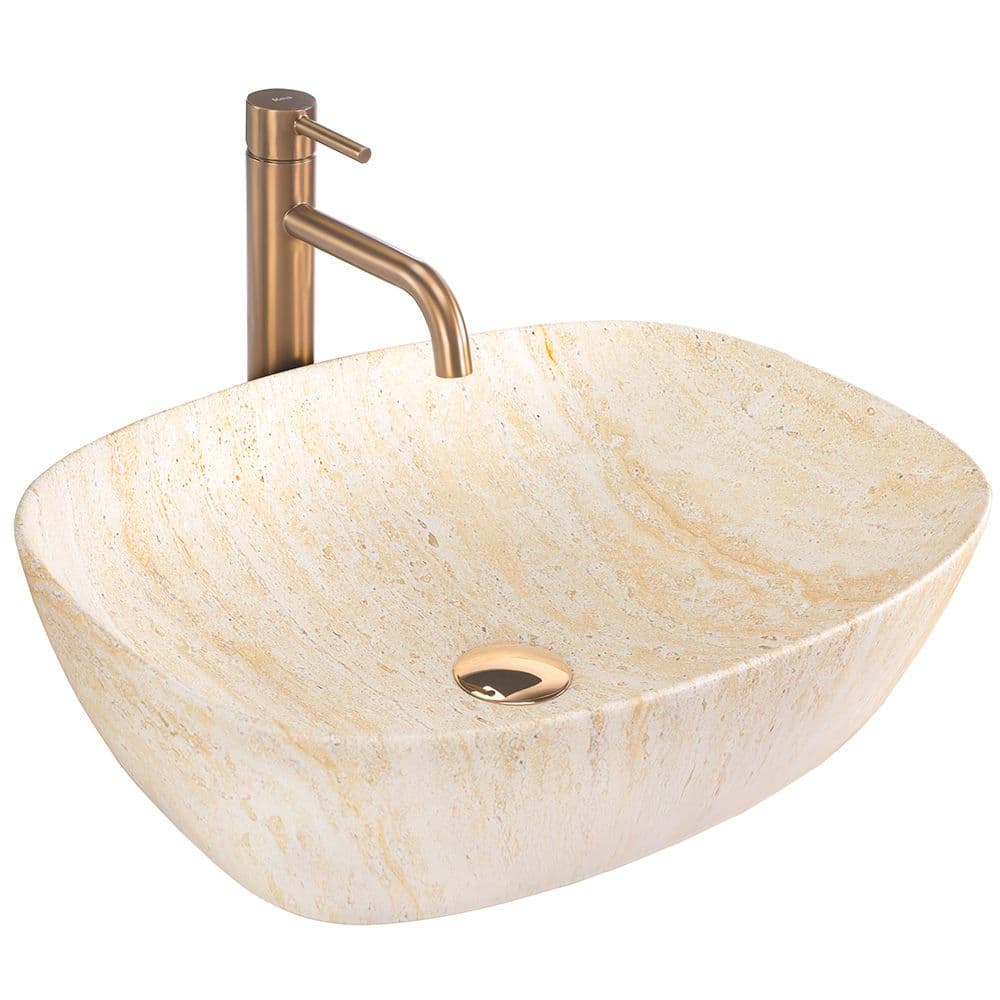 REA Malja-allas FREJA travertine matta, 51X39,5X14CM – Rea